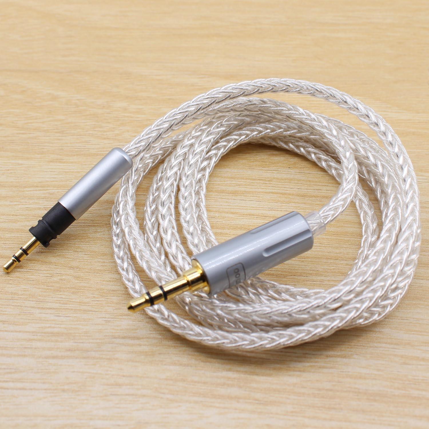 Cable de Reemplazo Trenzado Youkamoo 1.2m para Auriculares Sennheiser