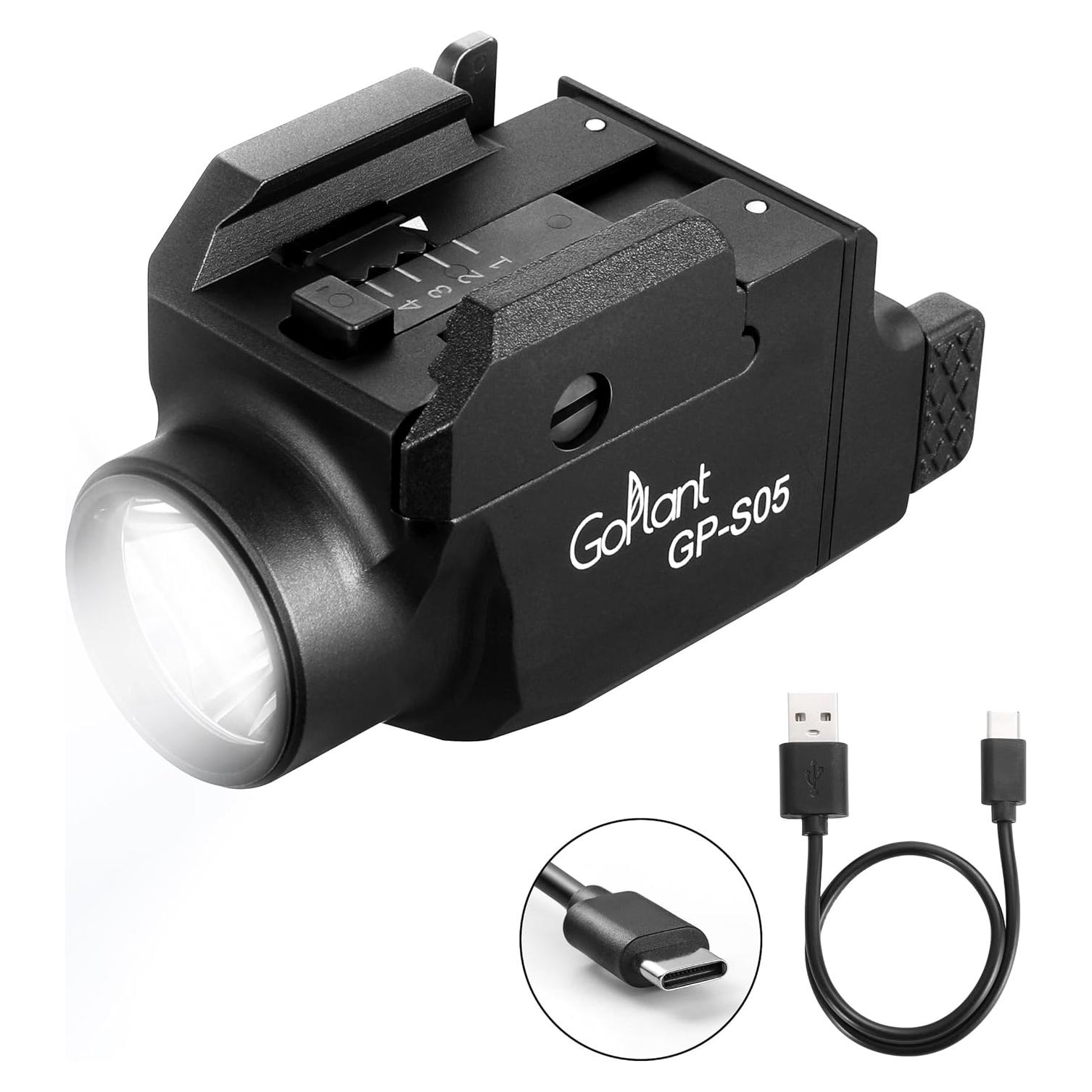 Linterna Táctica Compacta GOPLANT GP-S05 1500 Lúmenes LED