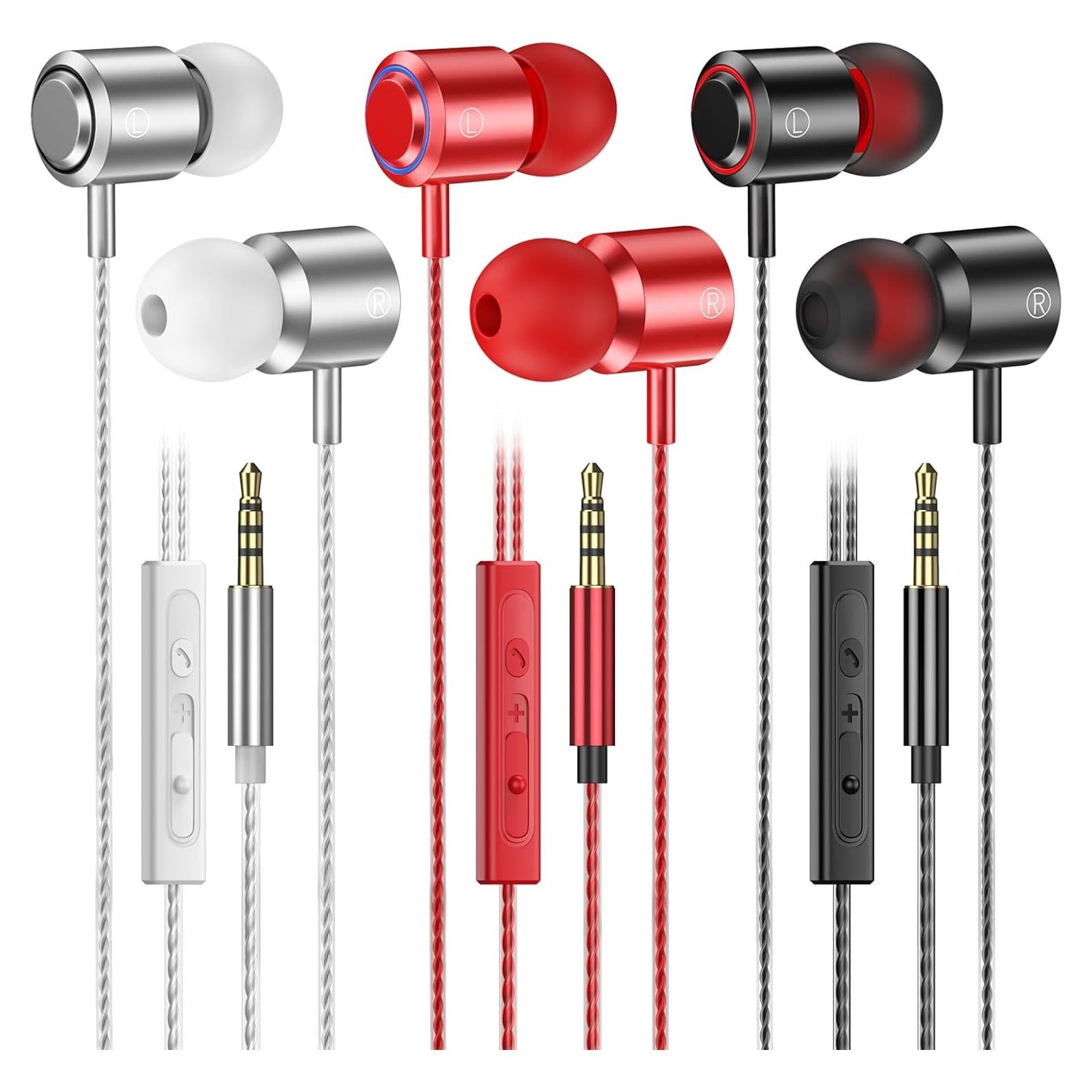 Paquete de 3 Auriculares In-Ear AESIGN ME978 con Micrófono