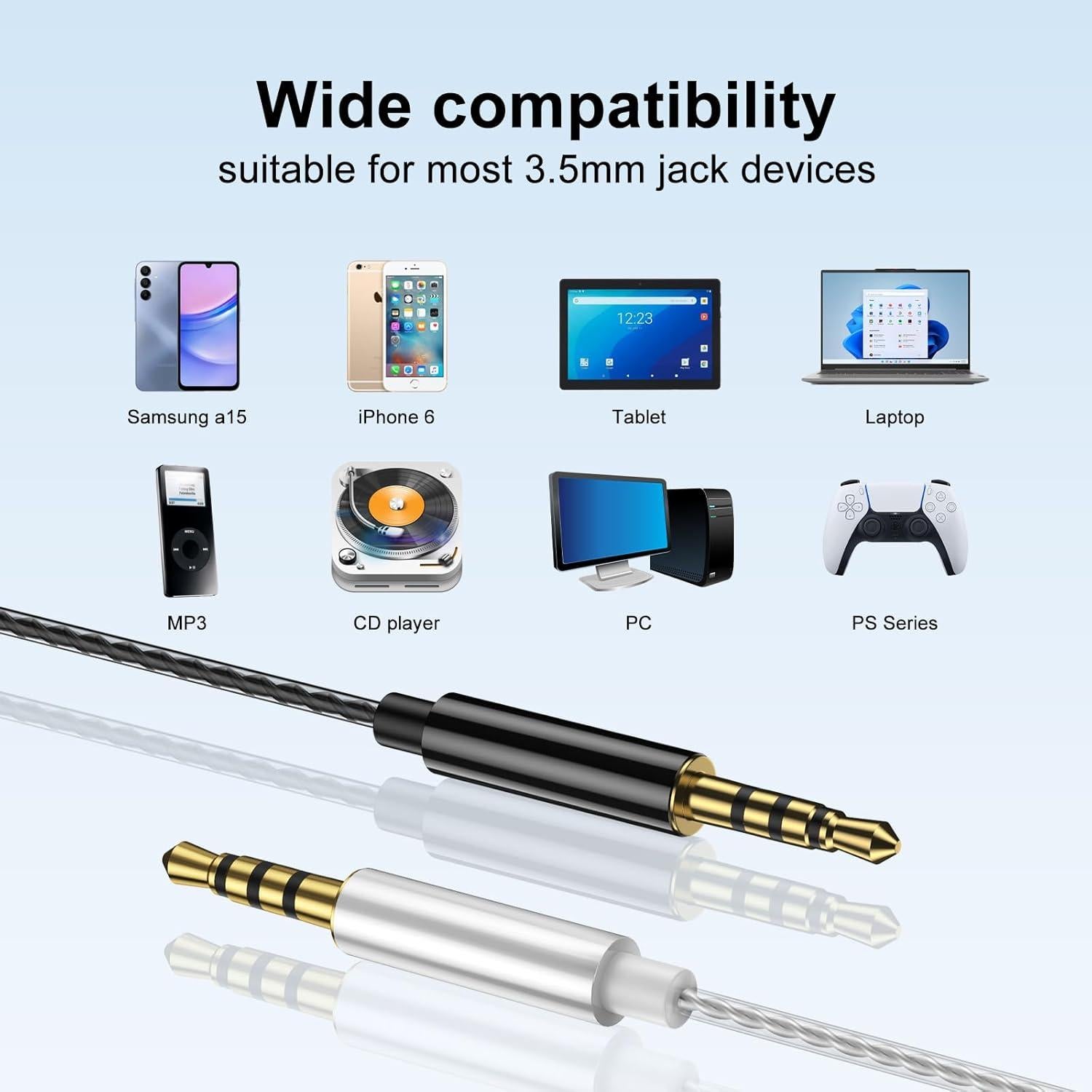 Paquete de 3 Auriculares In-Ear AESIGN ME978 con Micrófono