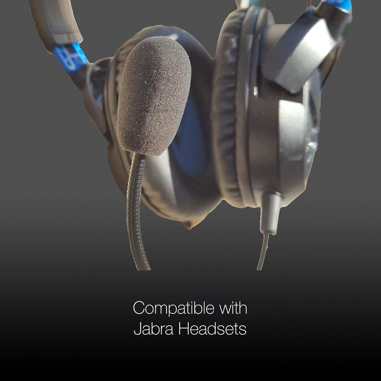 Cubiertas de espuma para micrófono Global Teck 10 unidades - Auriculares compatibles