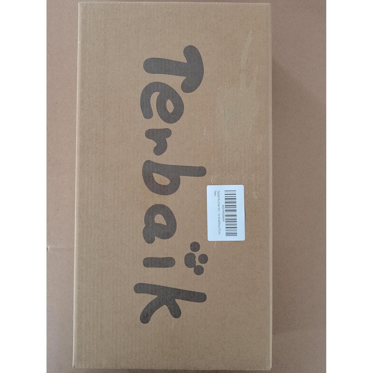 Almohada de Cuerpo de Gato de Peluche YH YUHUNG 70cm Rosa