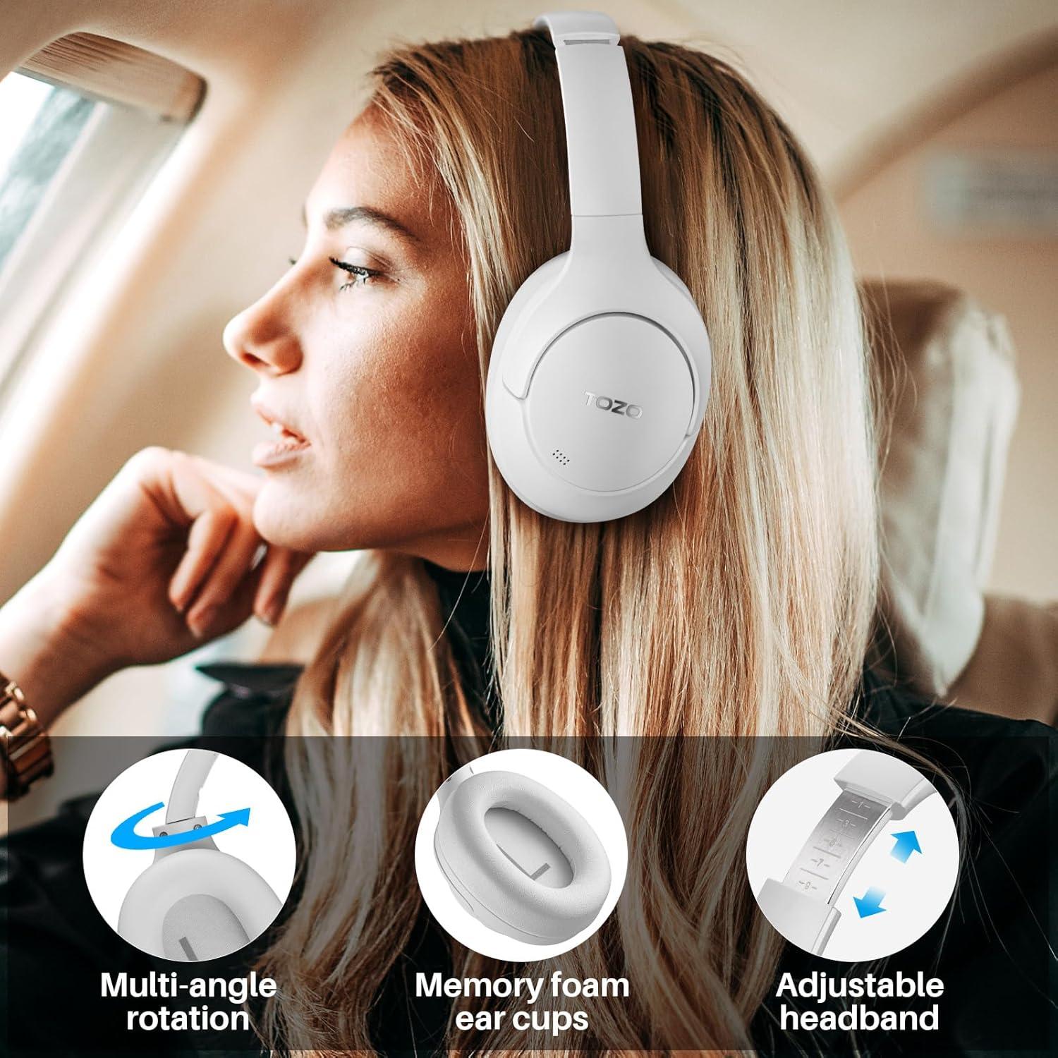 Auriculares TOZO HT2 Bluetooth Inalámbricos con ANC 60h