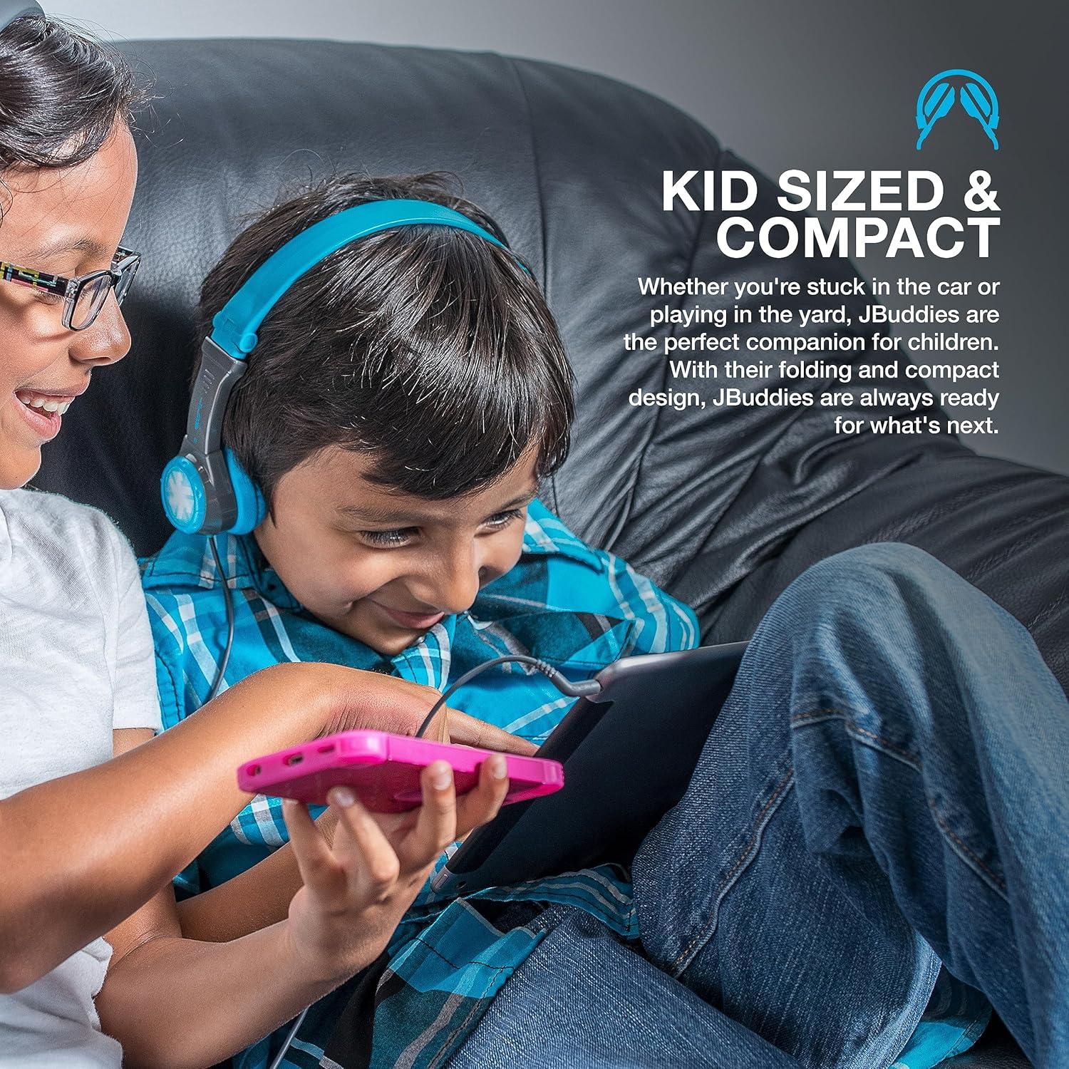 Auriculares Plegables JLab JBuddies para Niños con Limitador de Volumen