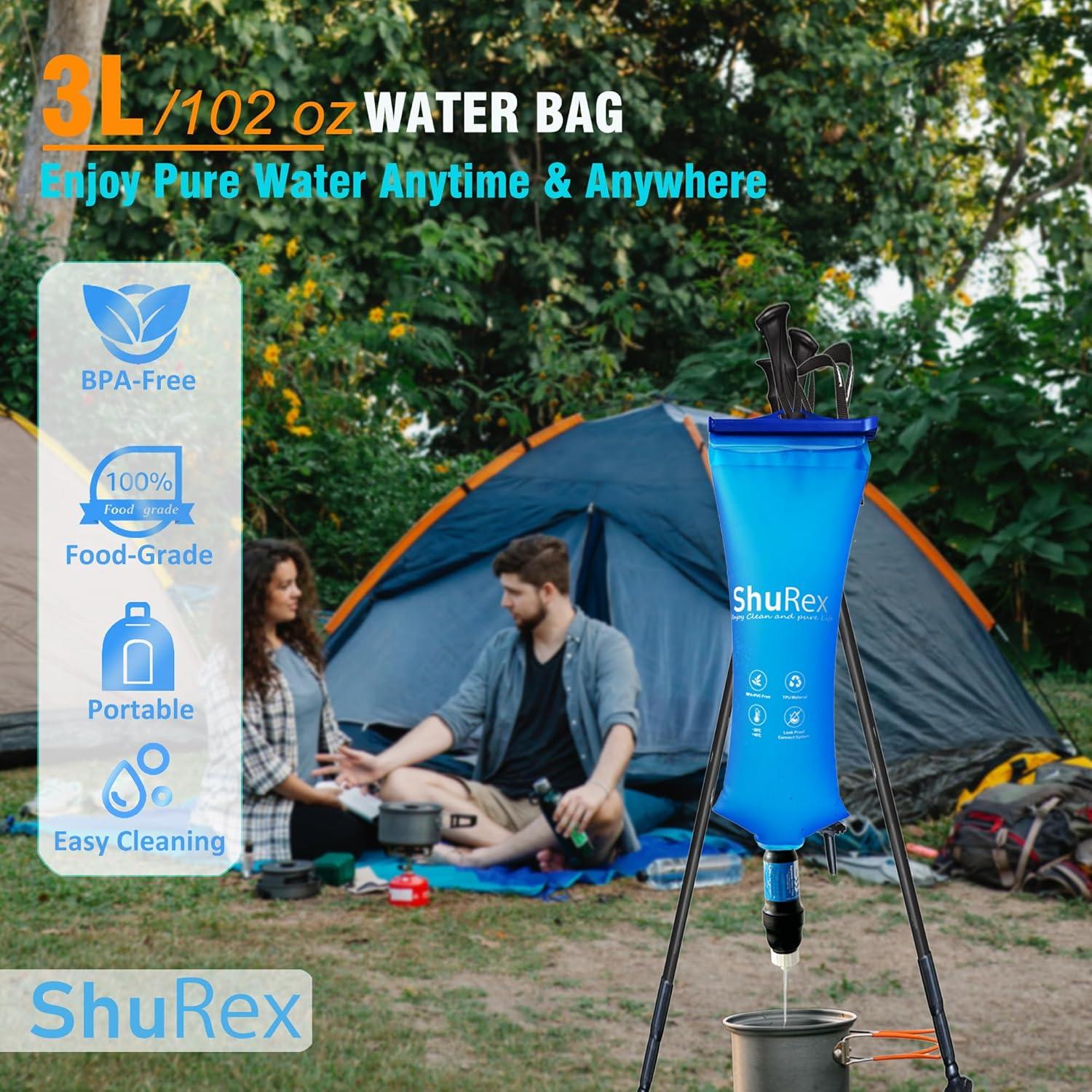 Bolsa de Agua de Gravedad 3L ShuRex para Filtros de Agua