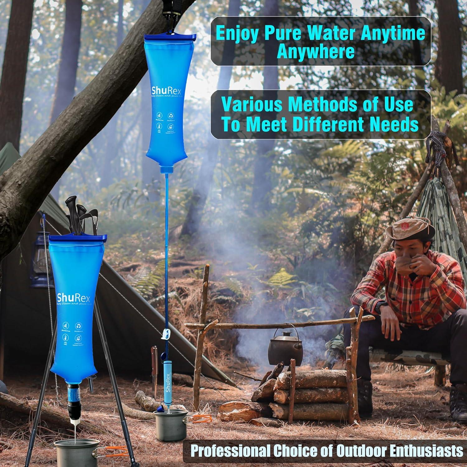 Bolsa de Agua de Gravedad 3L ShuRex para Filtros de Agua