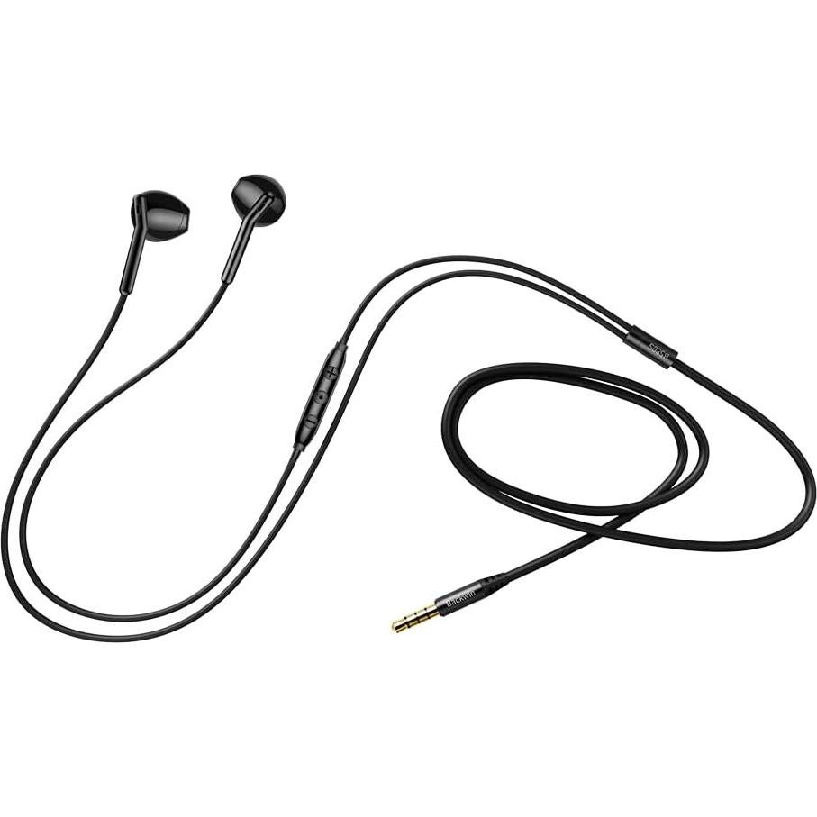 Auriculares con cable Jechan-us 3.5mm con micrófono y graves