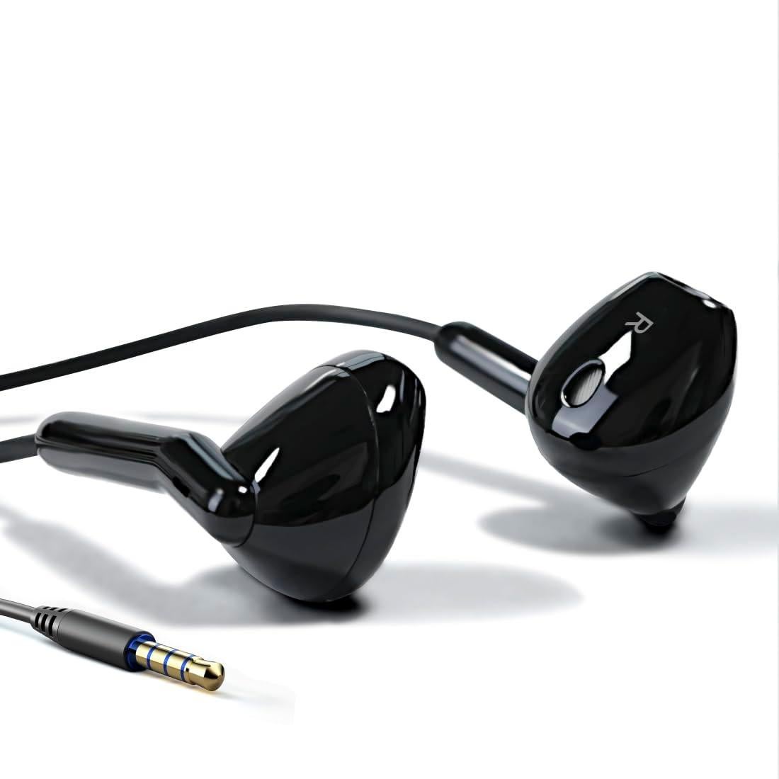 Auriculares con cable Jechan-us 3.5mm con micrófono y graves