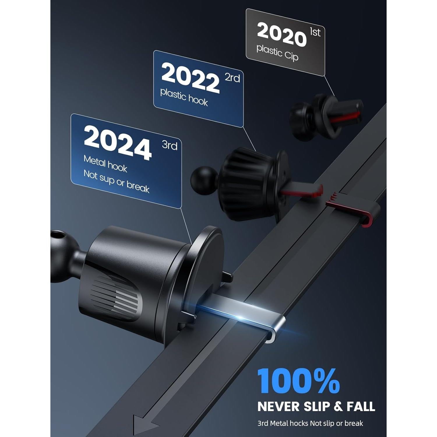 Soporte para teléfono de coche Lamicall STCV01 negro