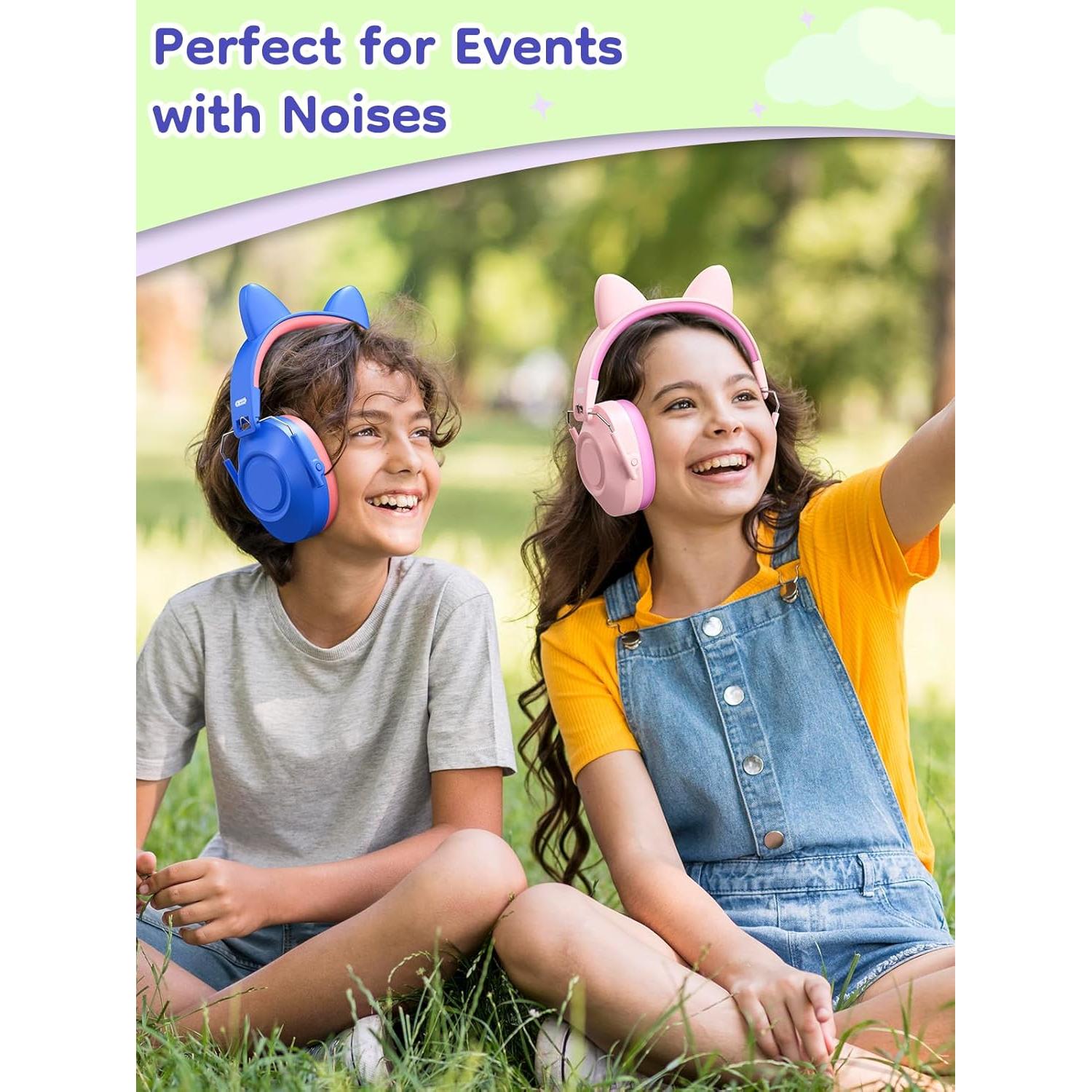 Auriculares Dr.meter con Cancelación de Ruido SNR 32dB Niños 2Pack