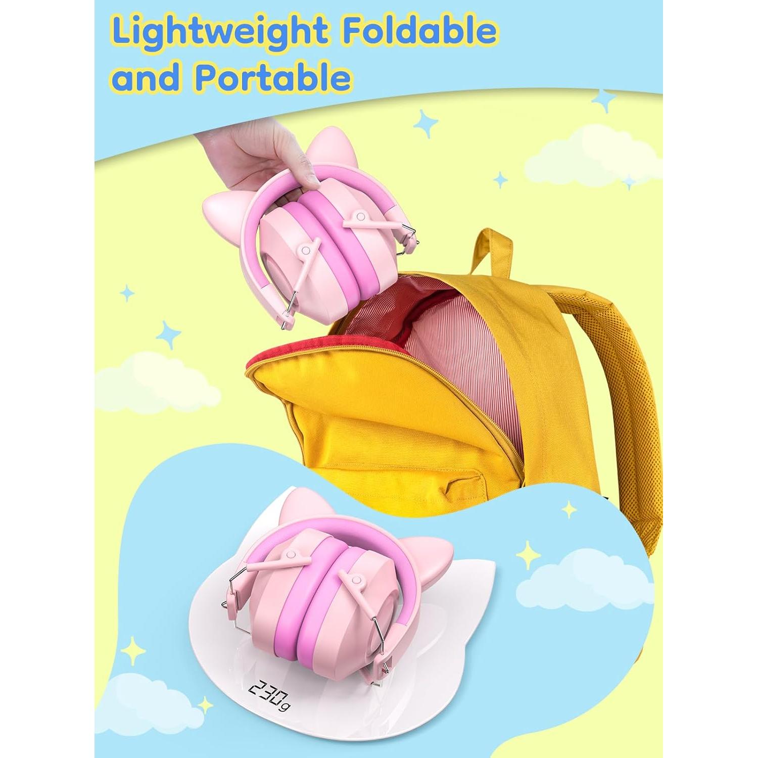 Auriculares Dr.meter con Cancelación de Ruido SNR 32dB Niños 2Pack