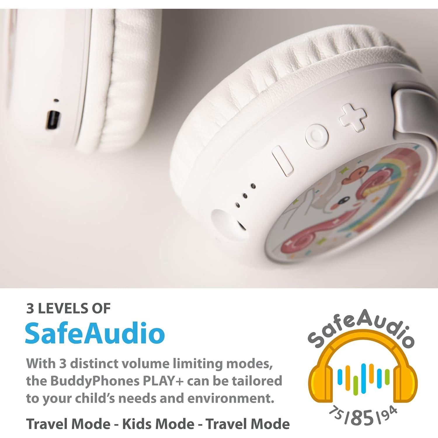 Auriculares BuddyPhones Play+ para Niños Bluetooth Plegables