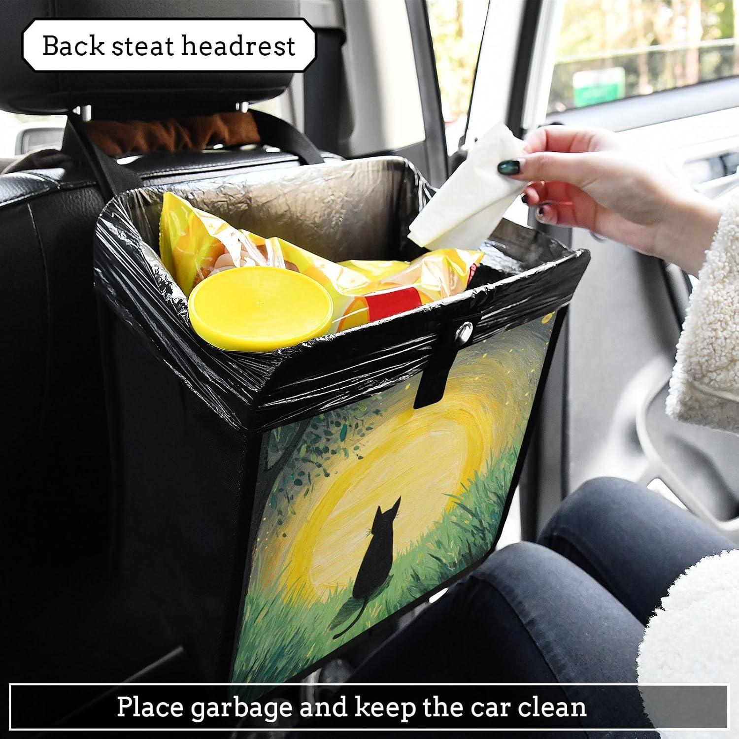 Basurero Plegable para Auto OSYWENRY 4L Impermeable 22cm