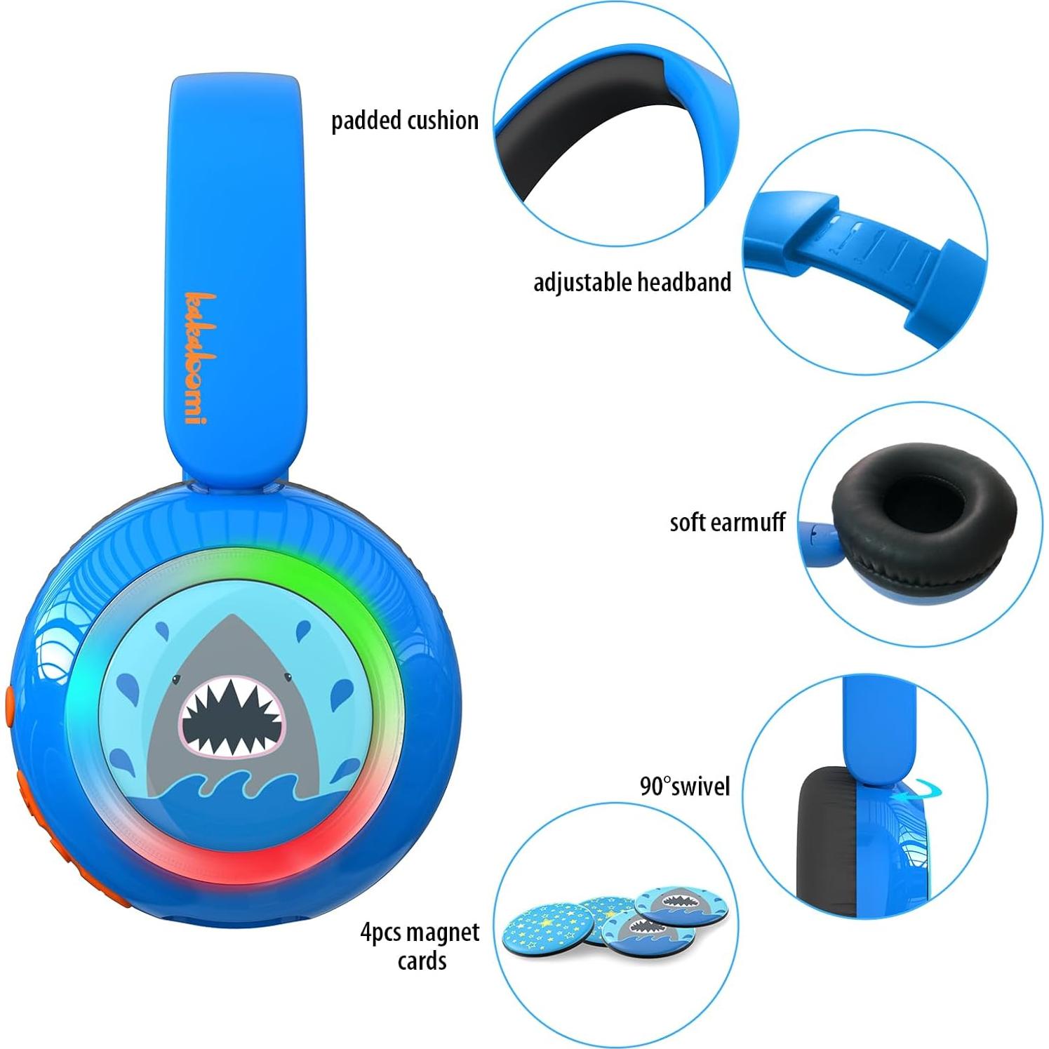 Auriculares Inalámbricos JBUNION SBT-199 para Niños con LED