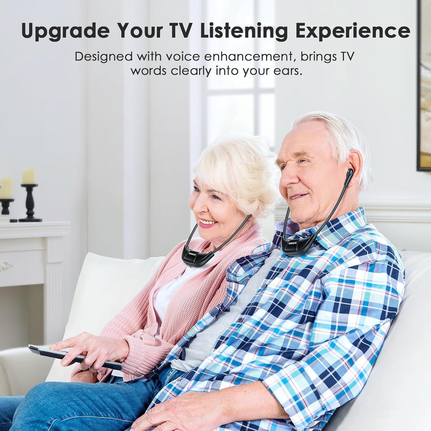 Auriculares Inalámbricos Simolio SM-863D para TV, Sonido Claro