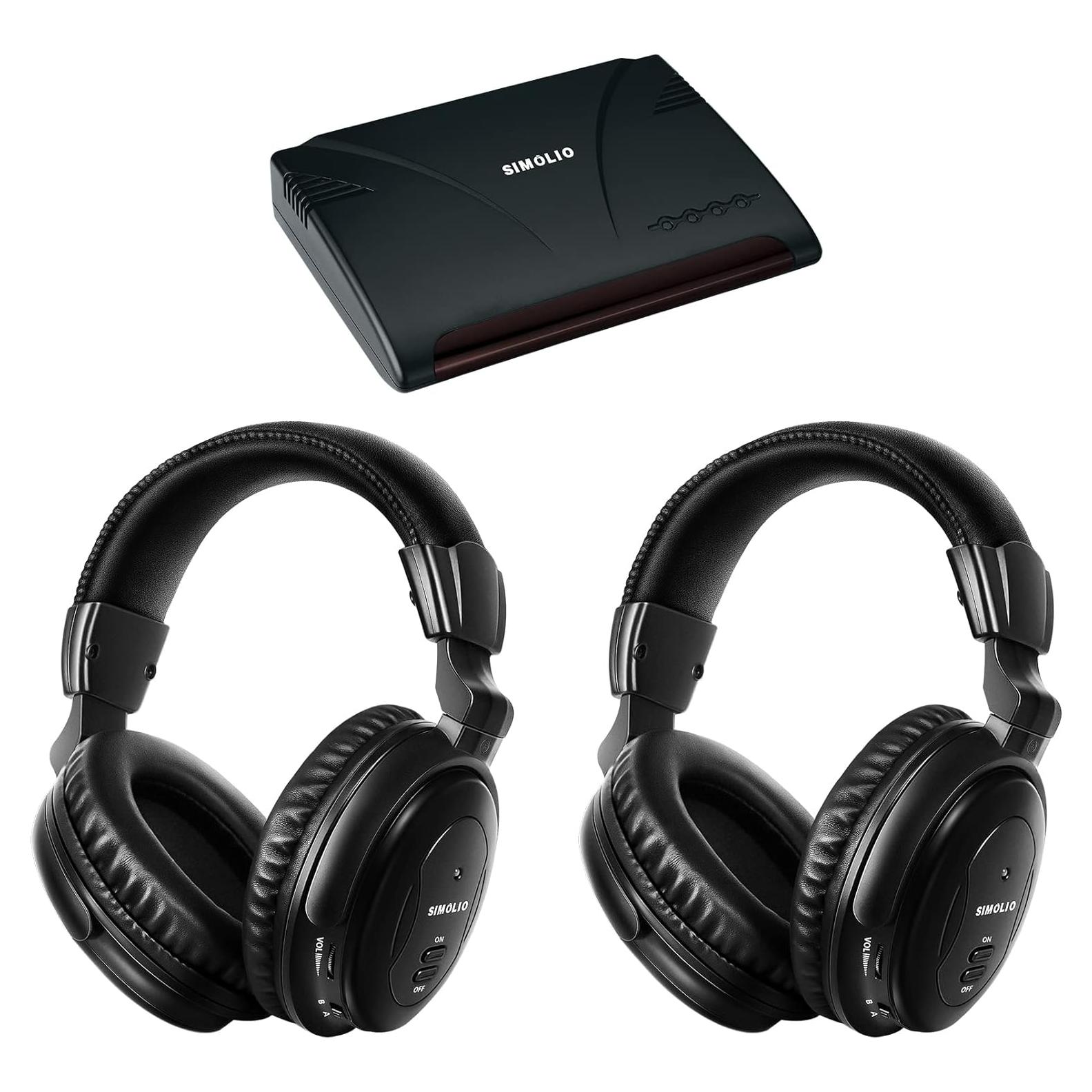 Transmisor IR Doble Canal SIMOLIO + Auriculares Plegables