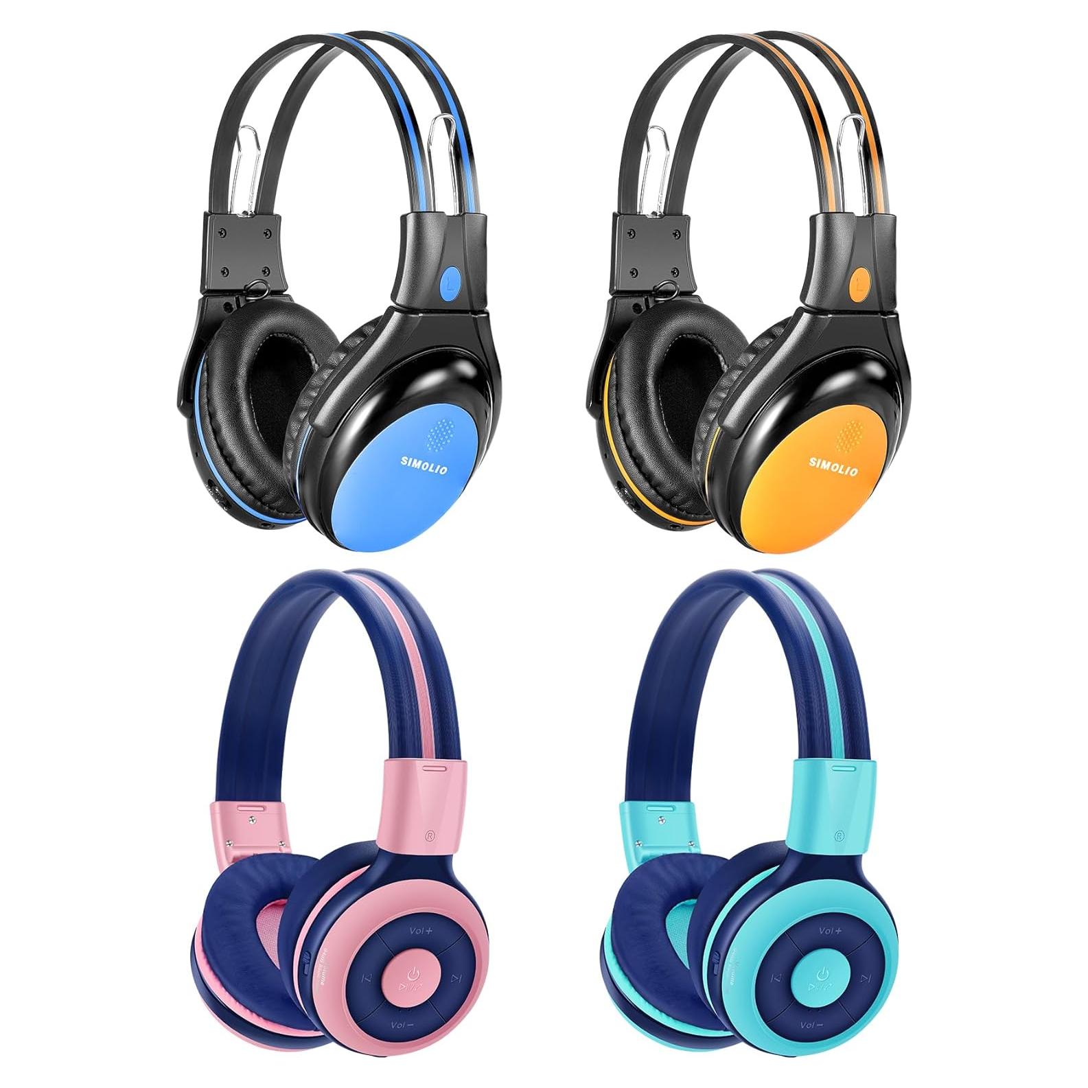 Auriculares Inalámbricos SIMOLIO IR para DVD de Coche y Niños
