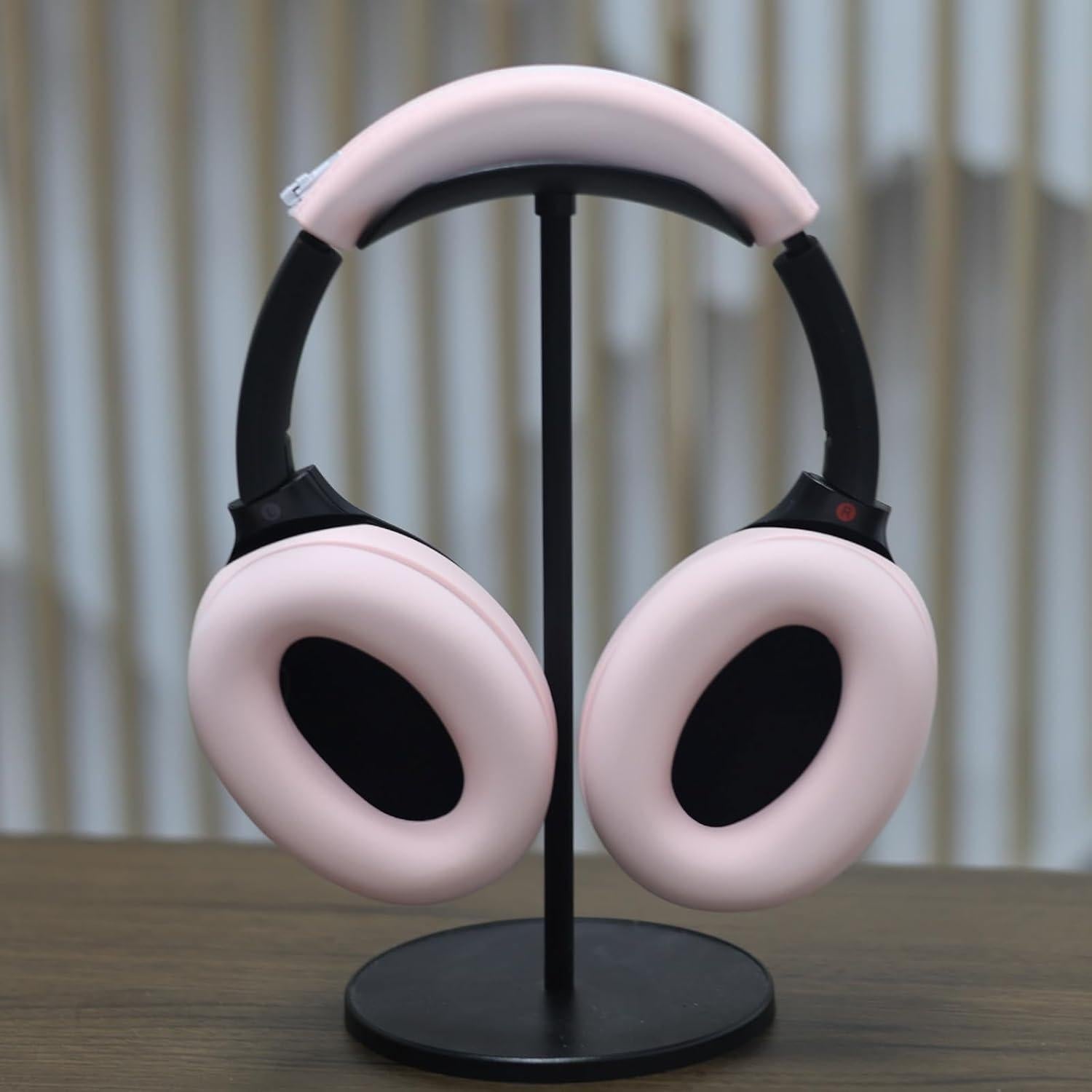 Cubiertas de silicona Adhiper para auriculares Sony WH-1000XM4 - Rosa