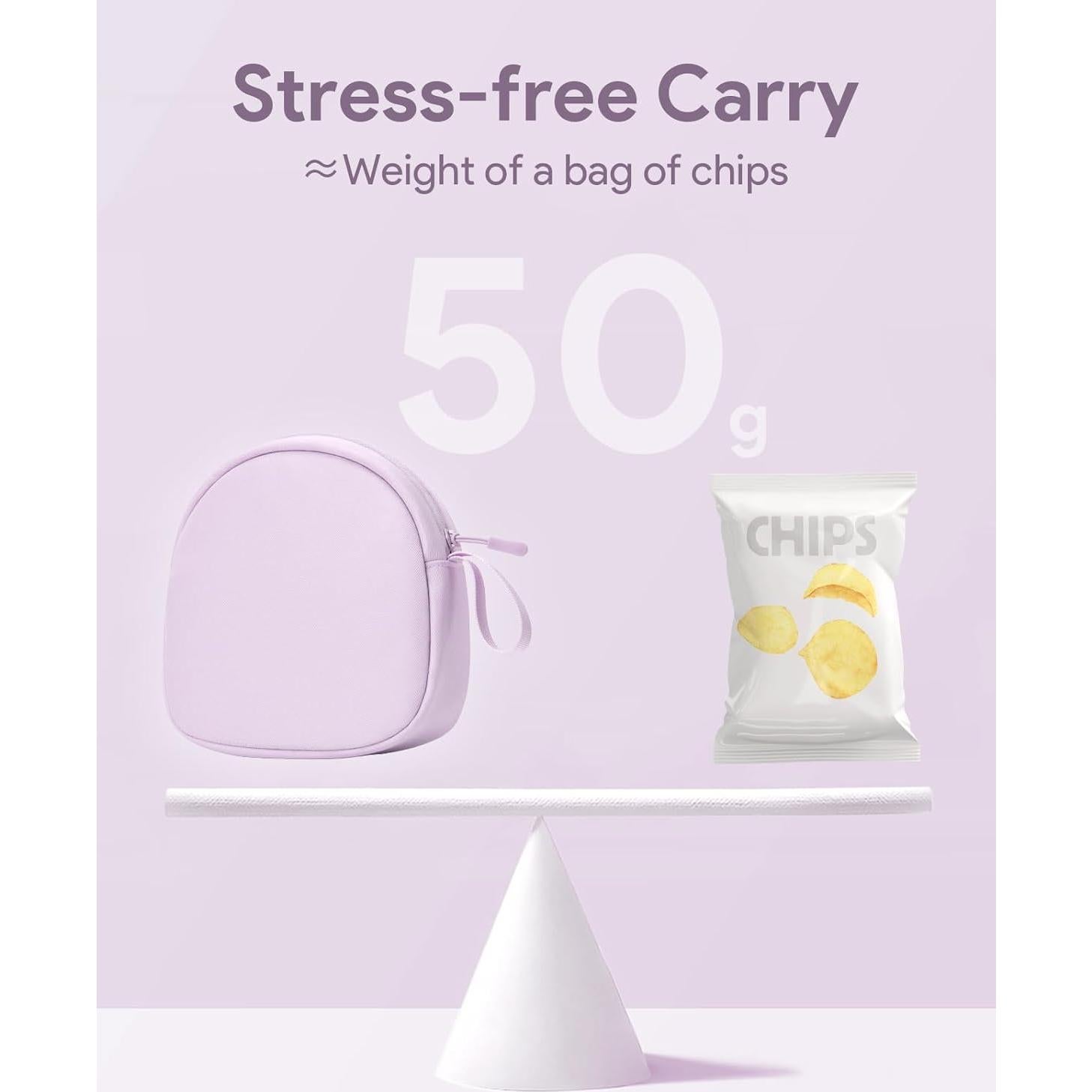 Funda suave para auriculares SQERO Violeta a prueba de golpes