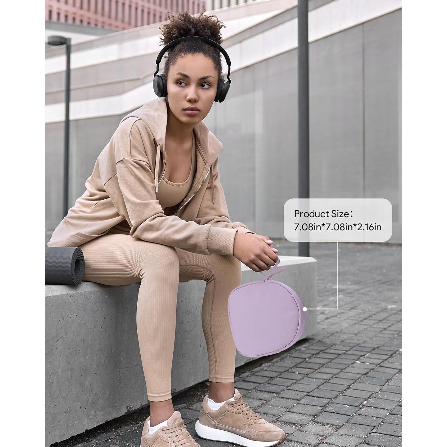 Funda suave para auriculares SQERO Violeta a prueba de golpes