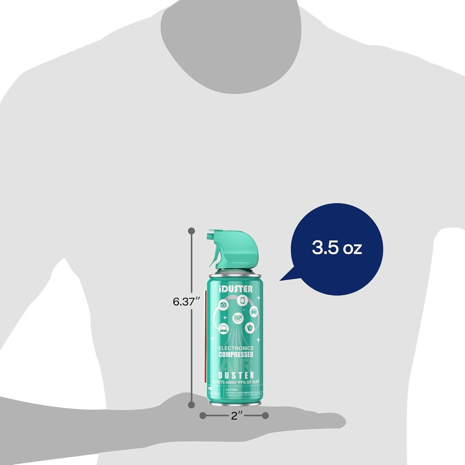 Limpiador de Teclado iDuster Spray de Aire 99g - Pack 2