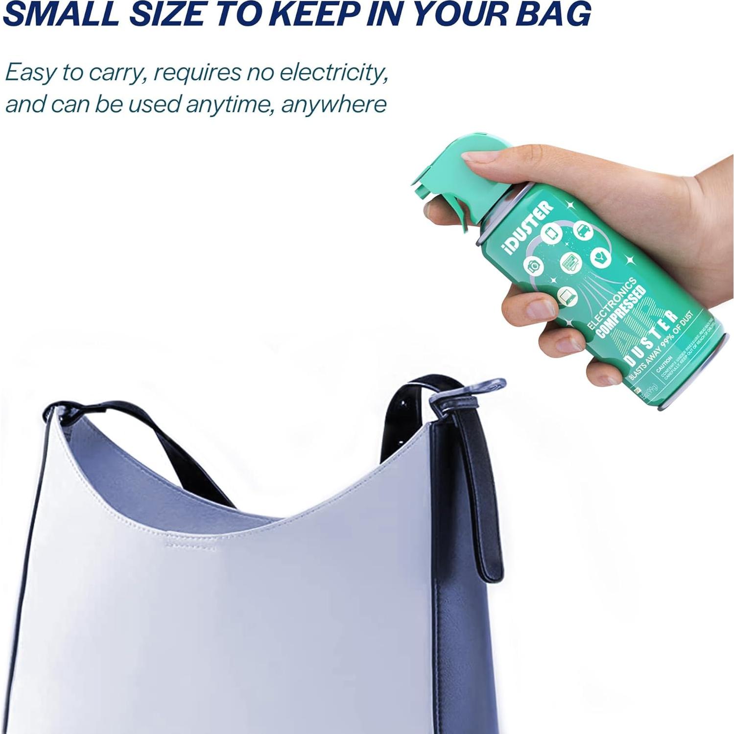 Limpiador de Teclado iDuster Spray de Aire 99g - Pack 2