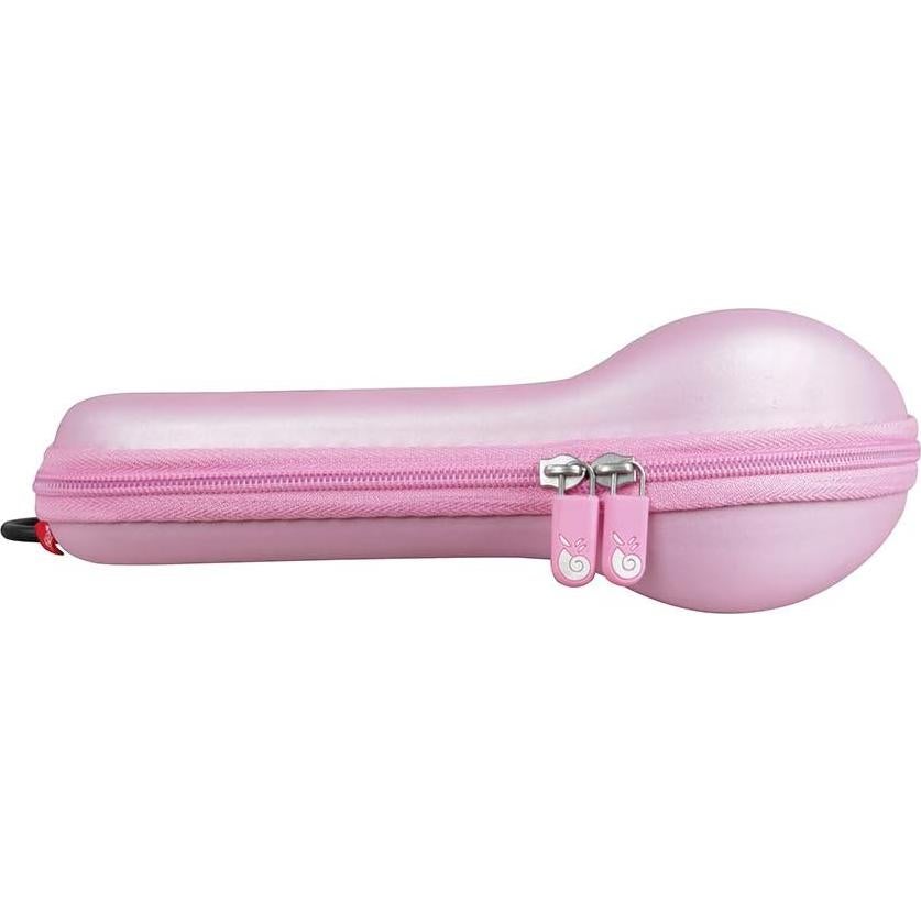 Funda Dura Hermitshell Rosa para Auriculares Niños Orejas Gato