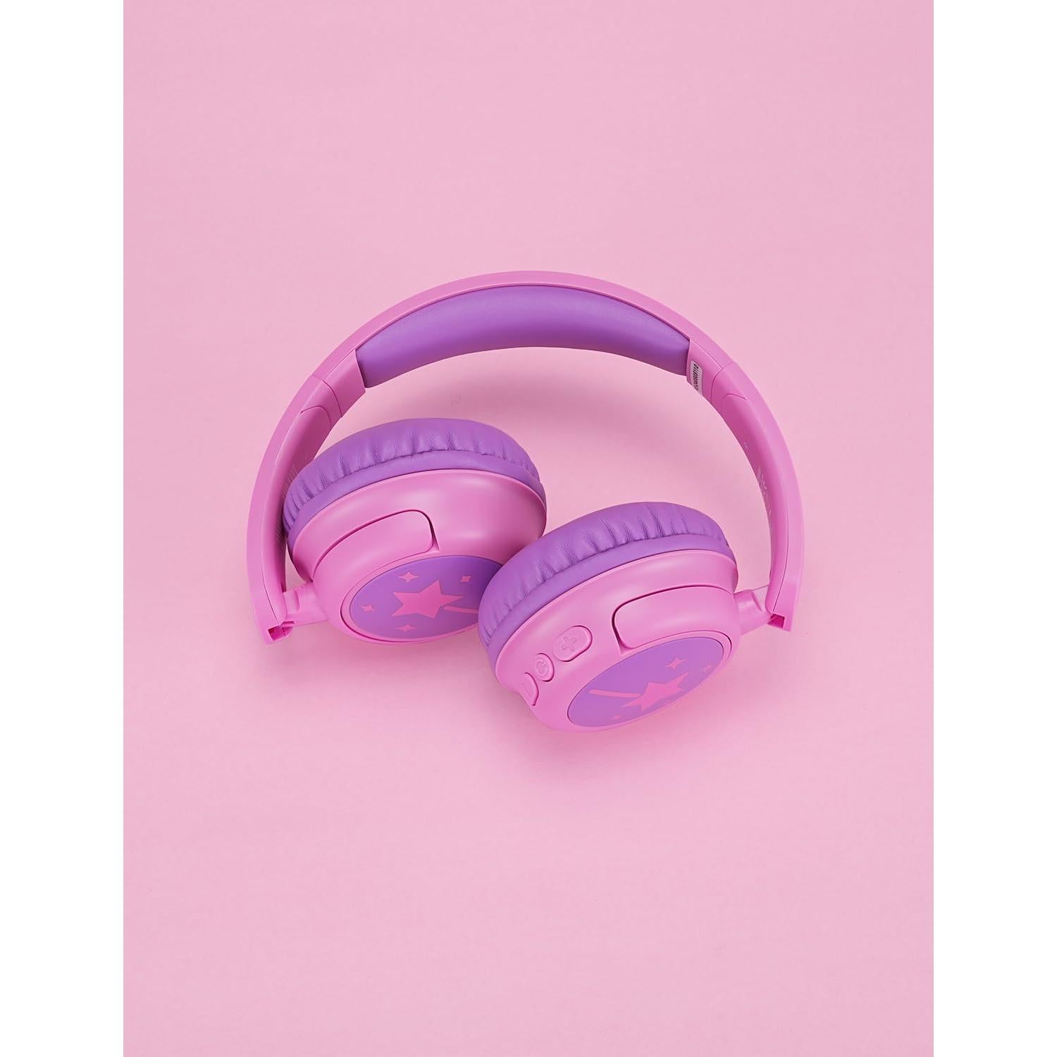 Auriculares Bluetooth iClever BTH22 para Niños 60H Rosa