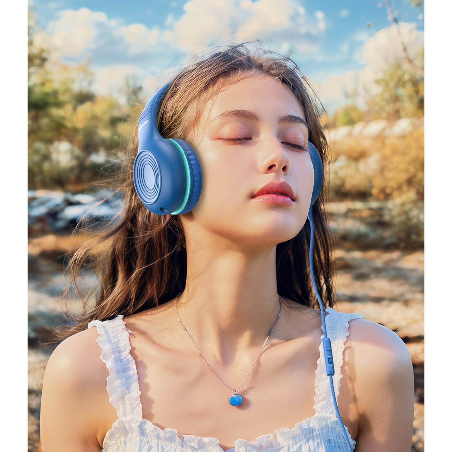 Auriculares USB Tipo C KONNAO para Niños con Micrófono 85dB