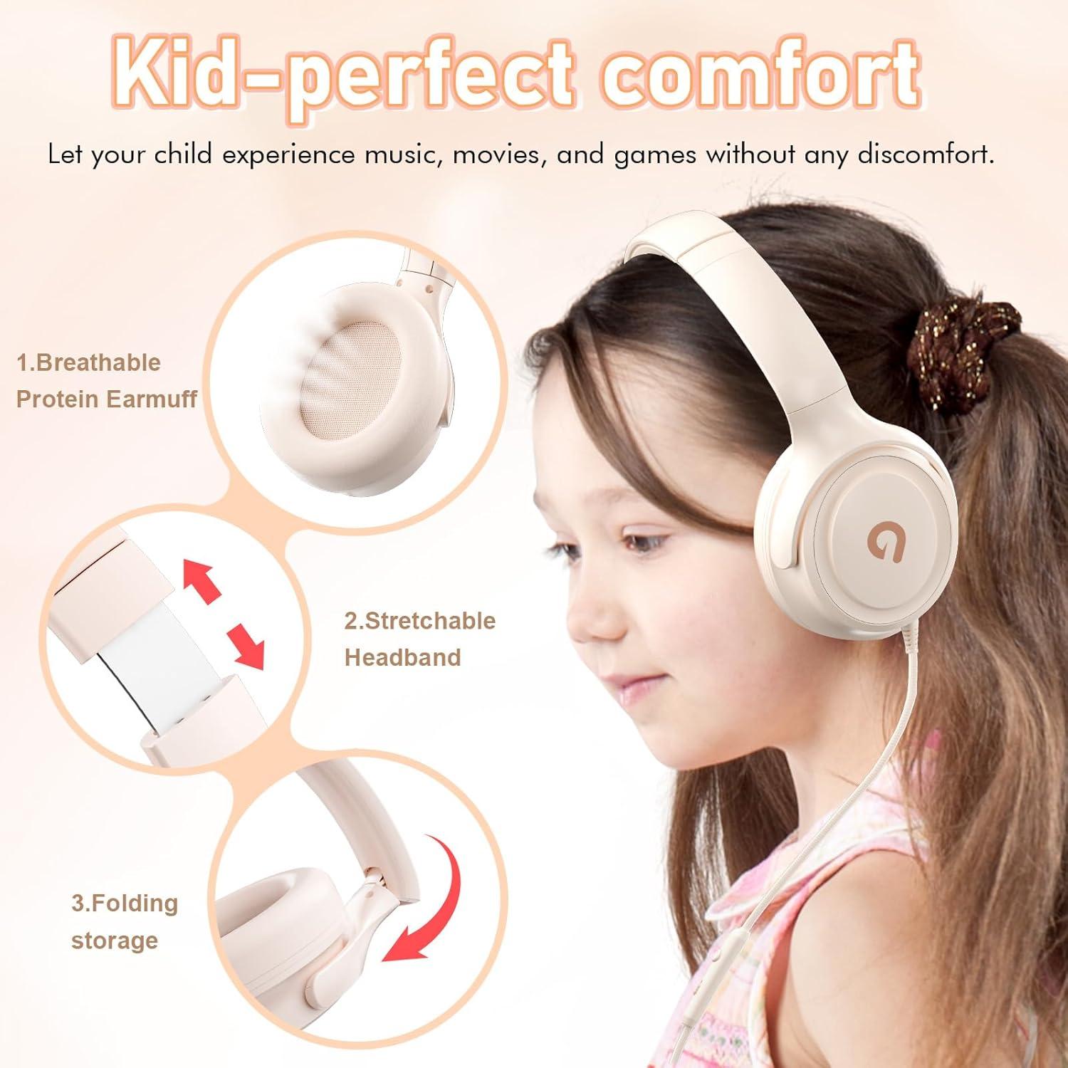 Auriculares Adoope AD1000 para Niños con Control de Volumen 3.5mm