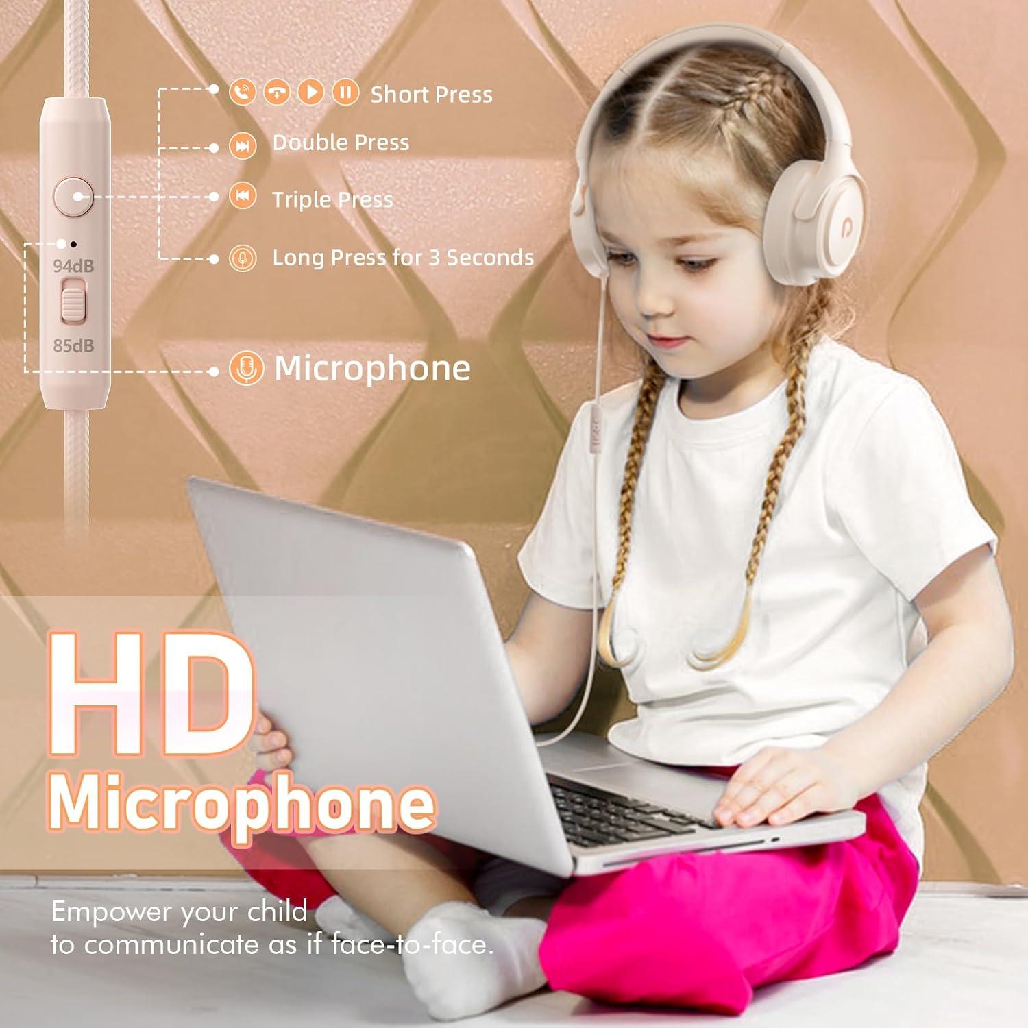Auriculares Adoope AD1000 para Niños con Control de Volumen 3.5mm