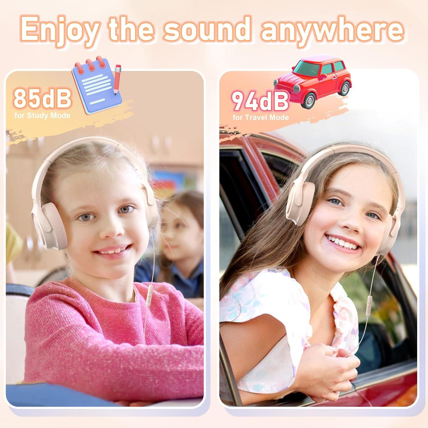 Auriculares Adoope AD1000 para Niños con Control de Volumen 3.5mm