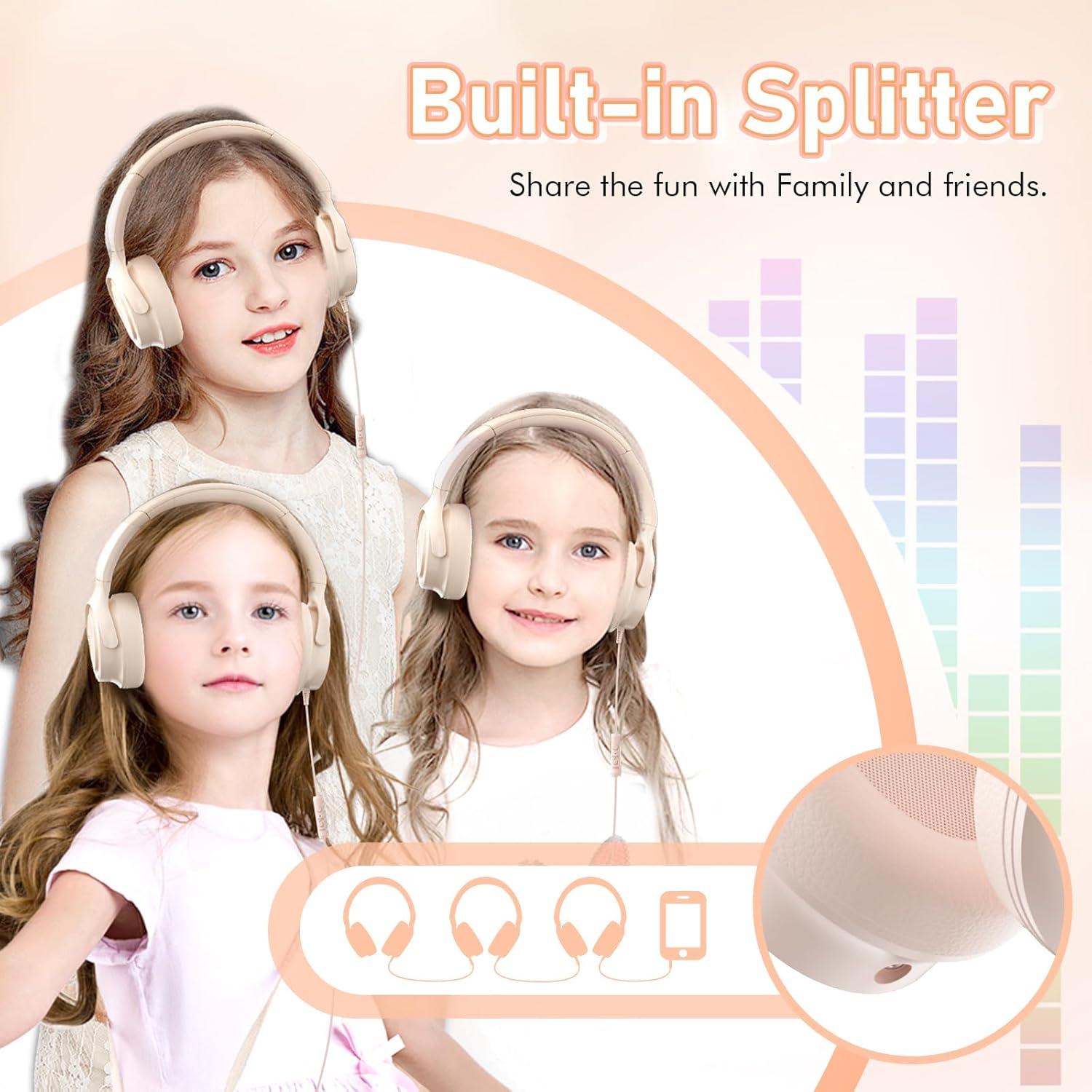 Auriculares Adoope AD1000 para Niños con Control de Volumen 3.5mm