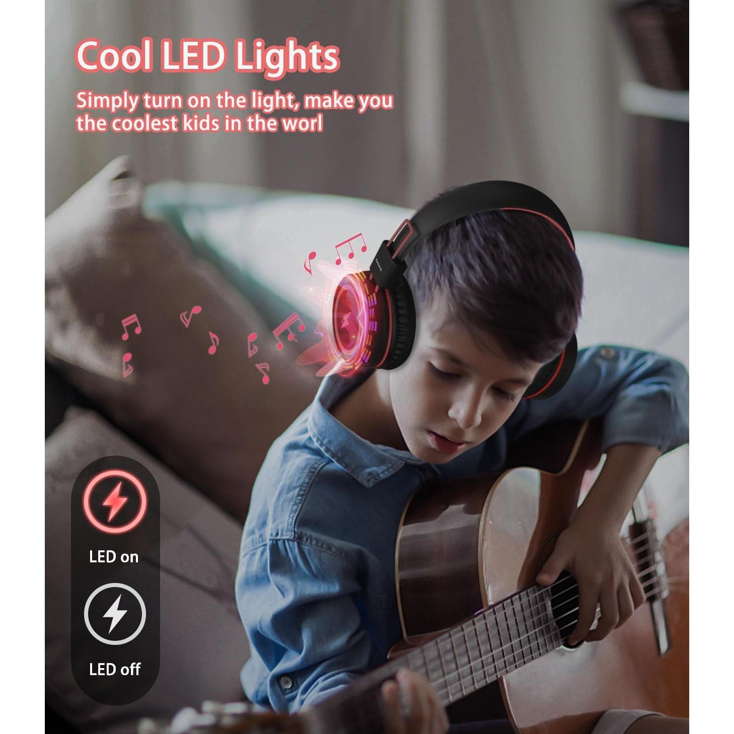 Auriculares para Niños Bywulanda USB Tipo C con Micrófono 85/94dB