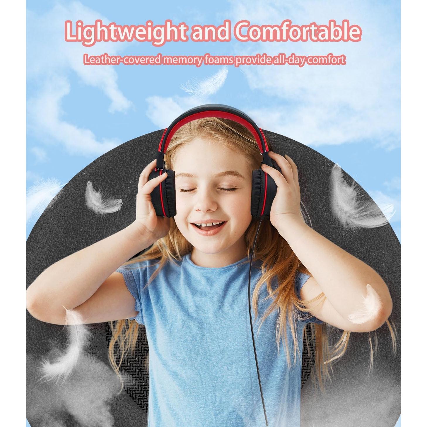 Auriculares para Niños Bywulanda USB Tipo C con Micrófono 85/94dB