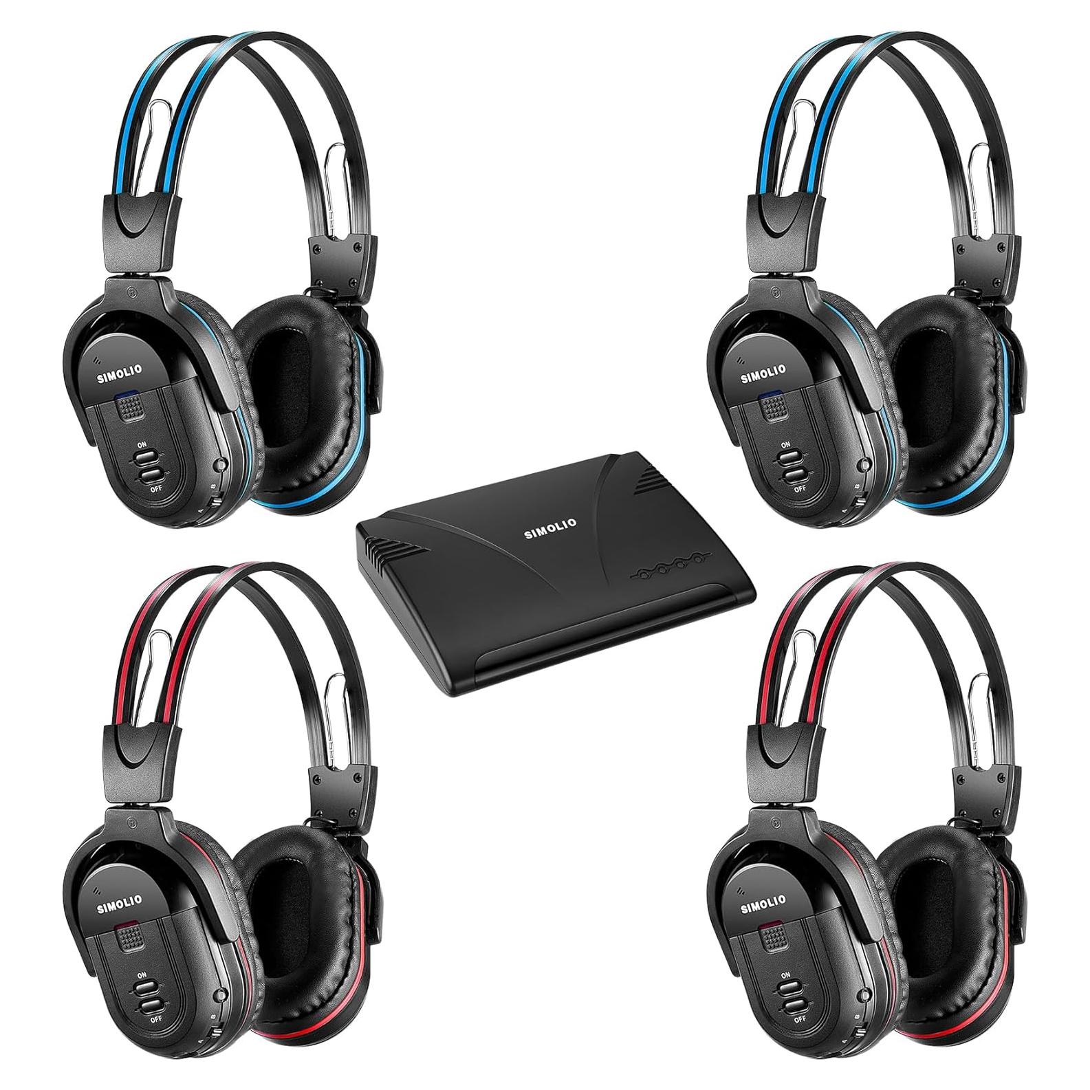 Transmisor IR Doble Canal SIMOLIO + Auriculares Inalámbricos