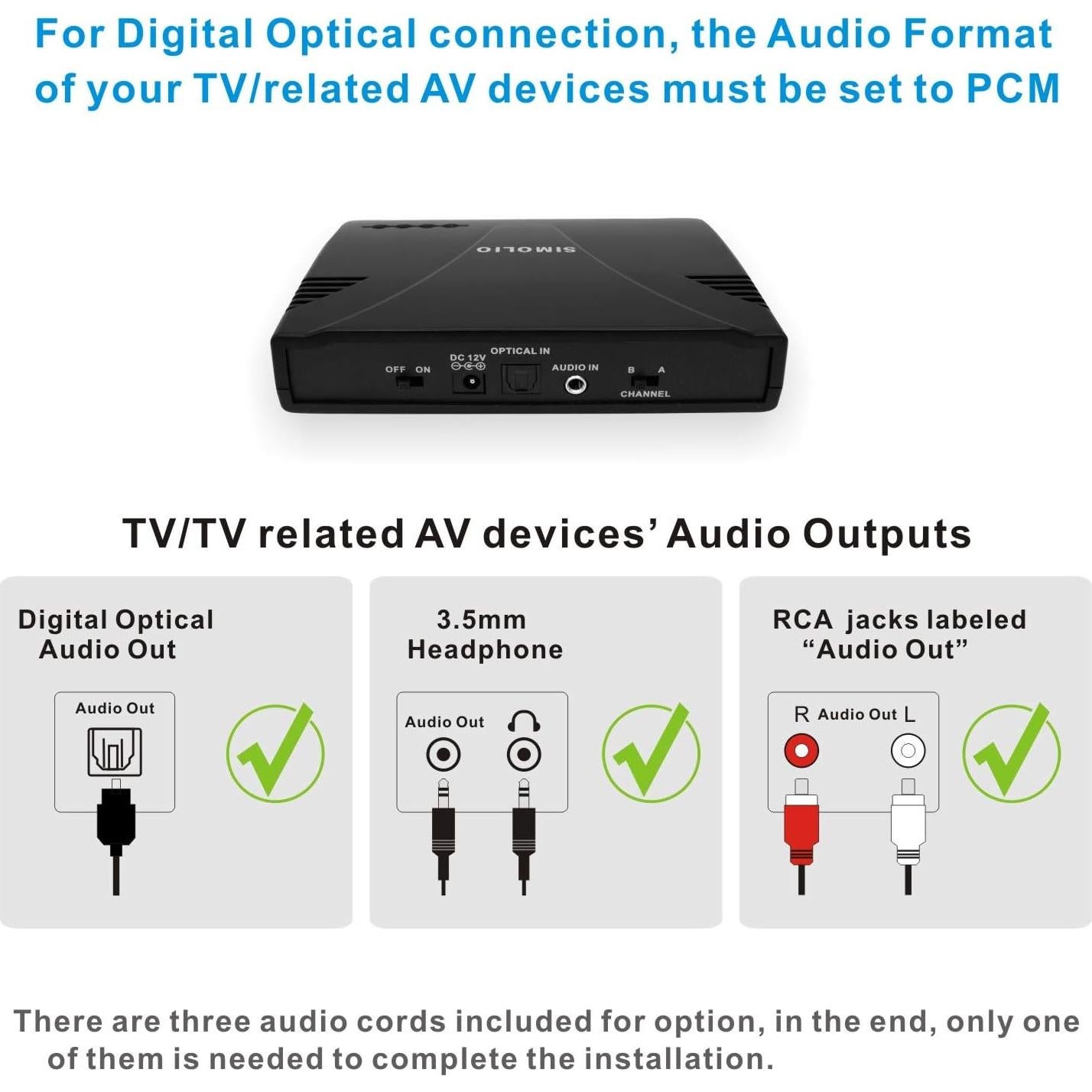Transmisor IR Doble Canal SIMOLIO + Auriculares Inalámbricos