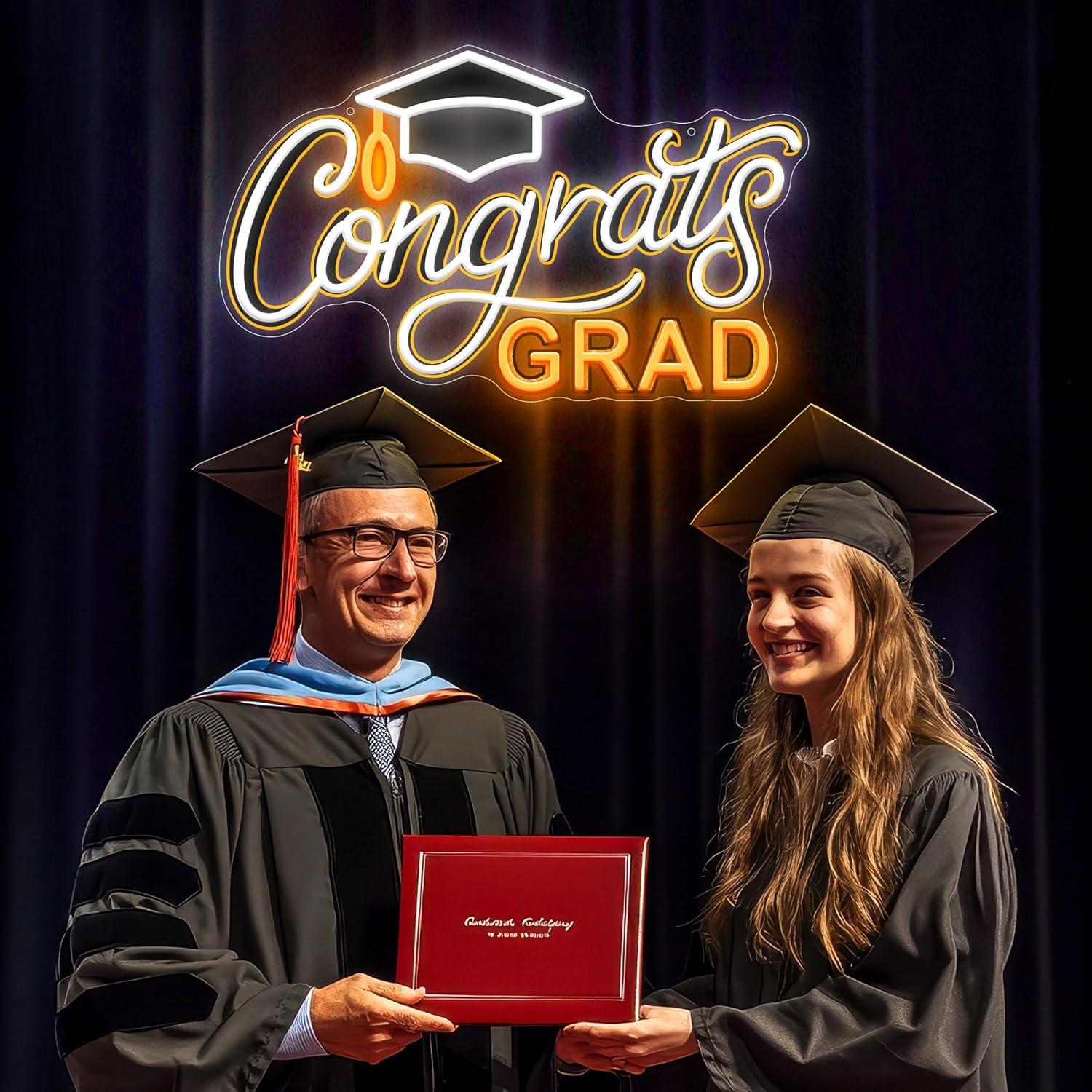 SELICOR Señal de Neón LED Graduación 38.1x20.3 cm Ajustable