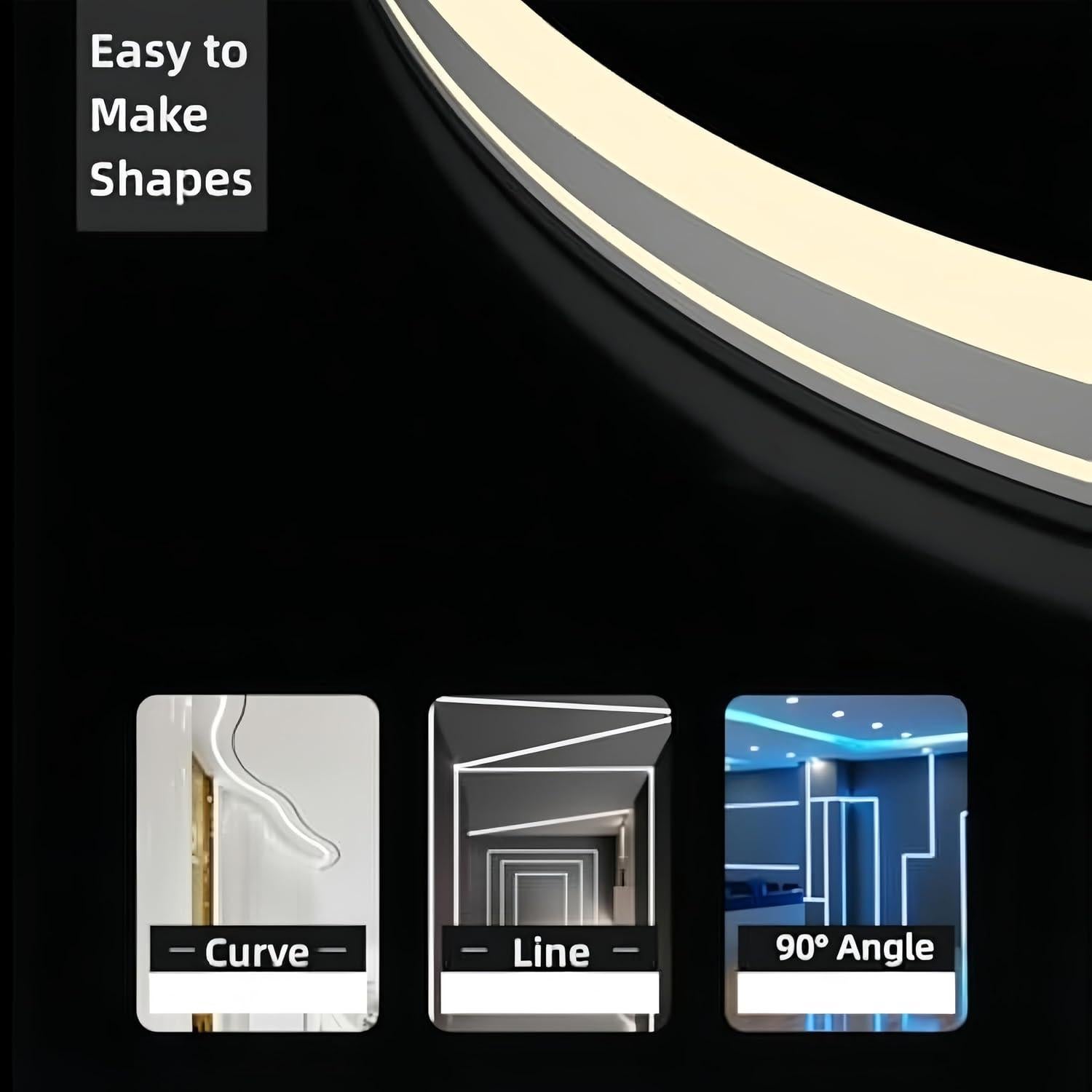 Canal LED de Silicona KSDLMPA 5M IP67 para Tiras de 6mm