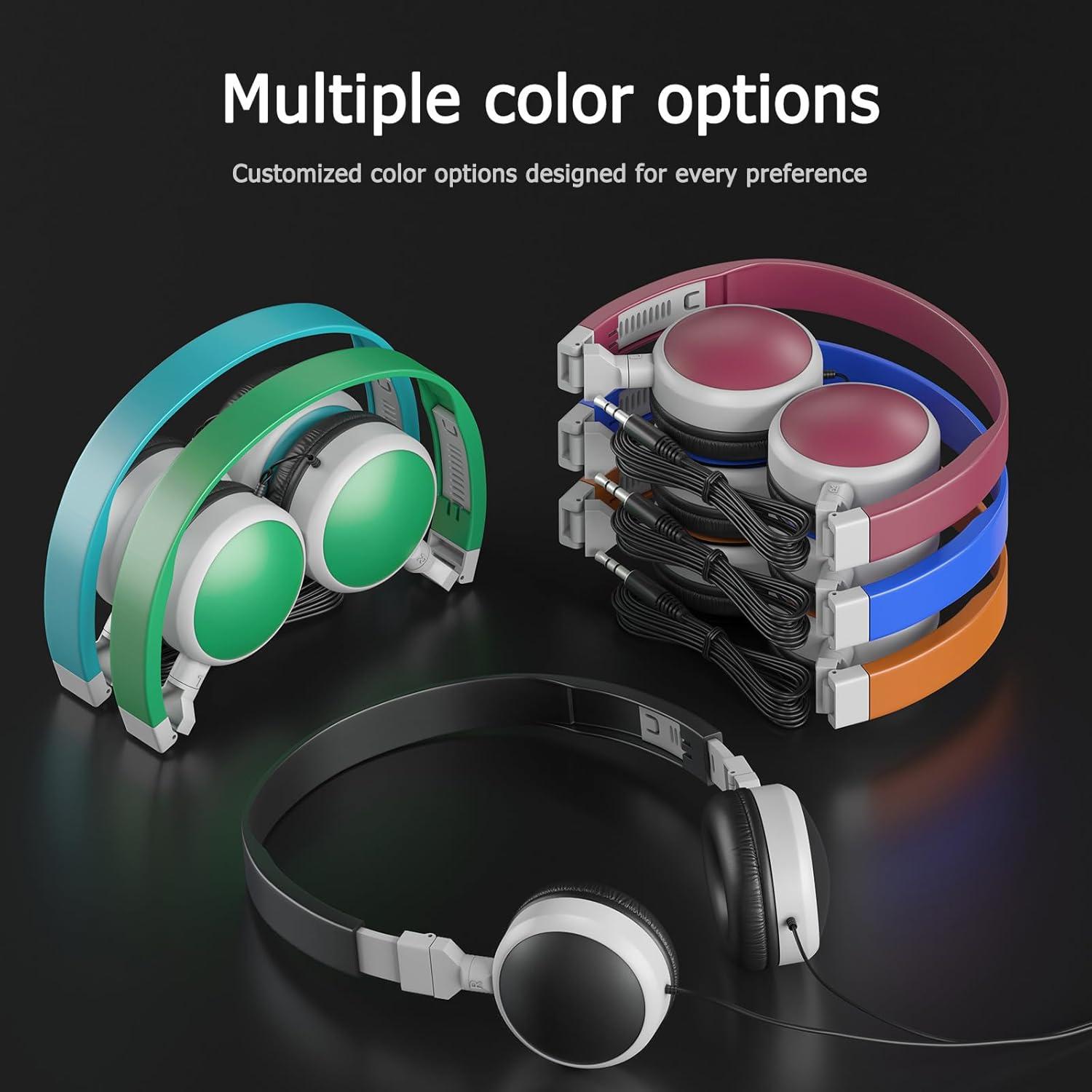 Paquete de 6 Auriculares Escolares SP SOUNDPRETTY 85dB