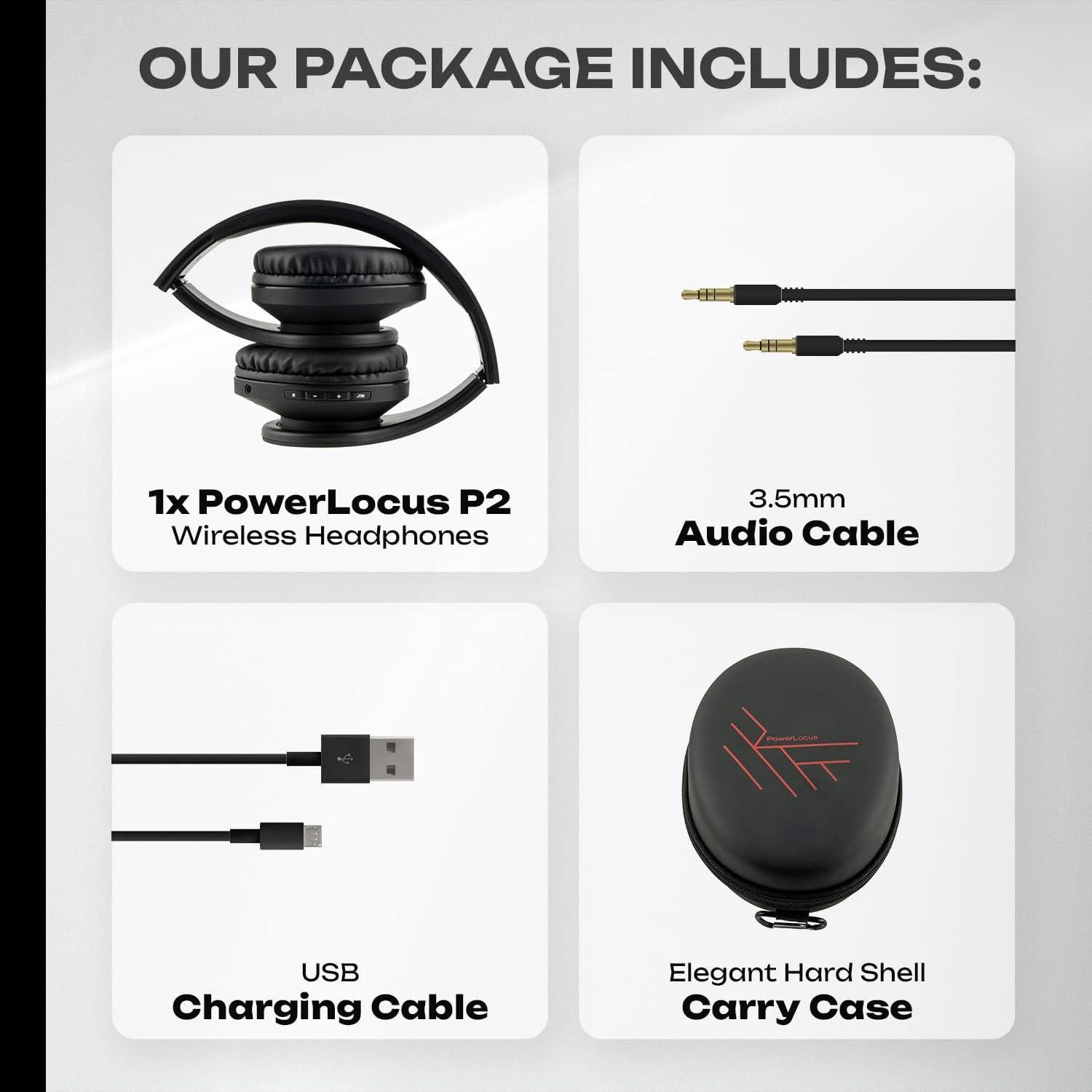 Auriculares Inalámbricos PowerLocus P2 Rosa Oro y Negro