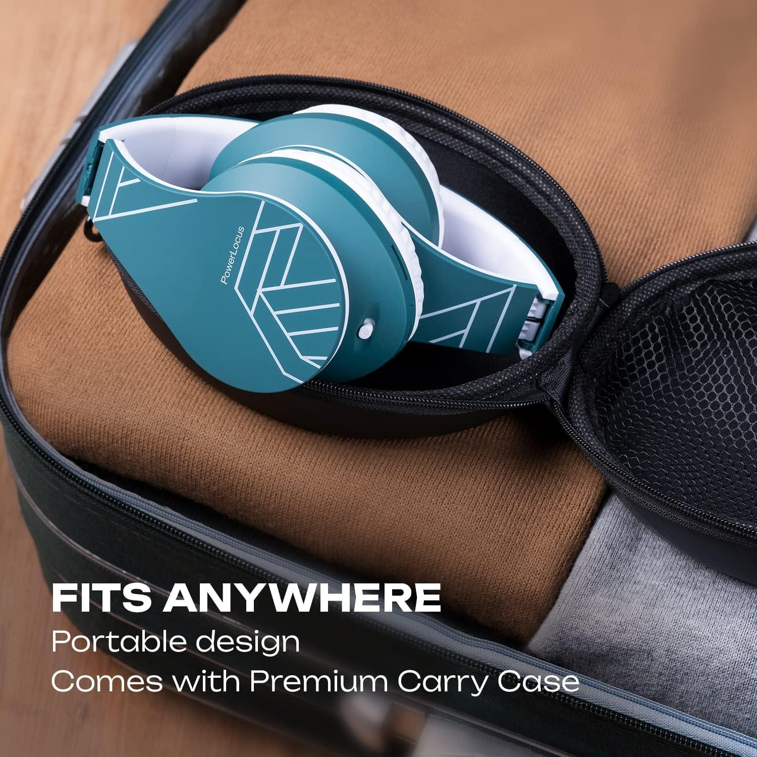 Auriculares Inalámbricos PowerLocus P2 - Rosa Oro y Azul/Negro