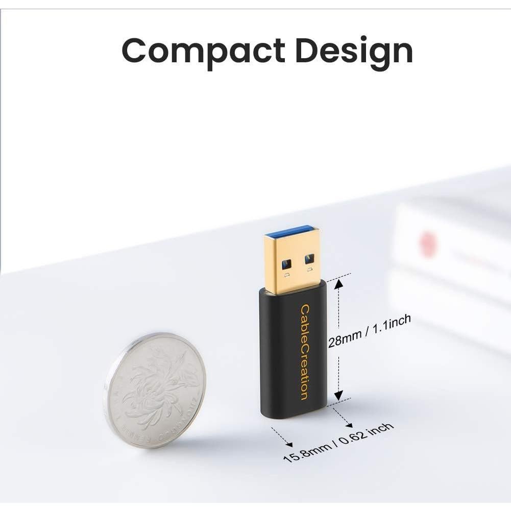 Adaptador USB C hembra a USB A macho CableCreation 5Gbps