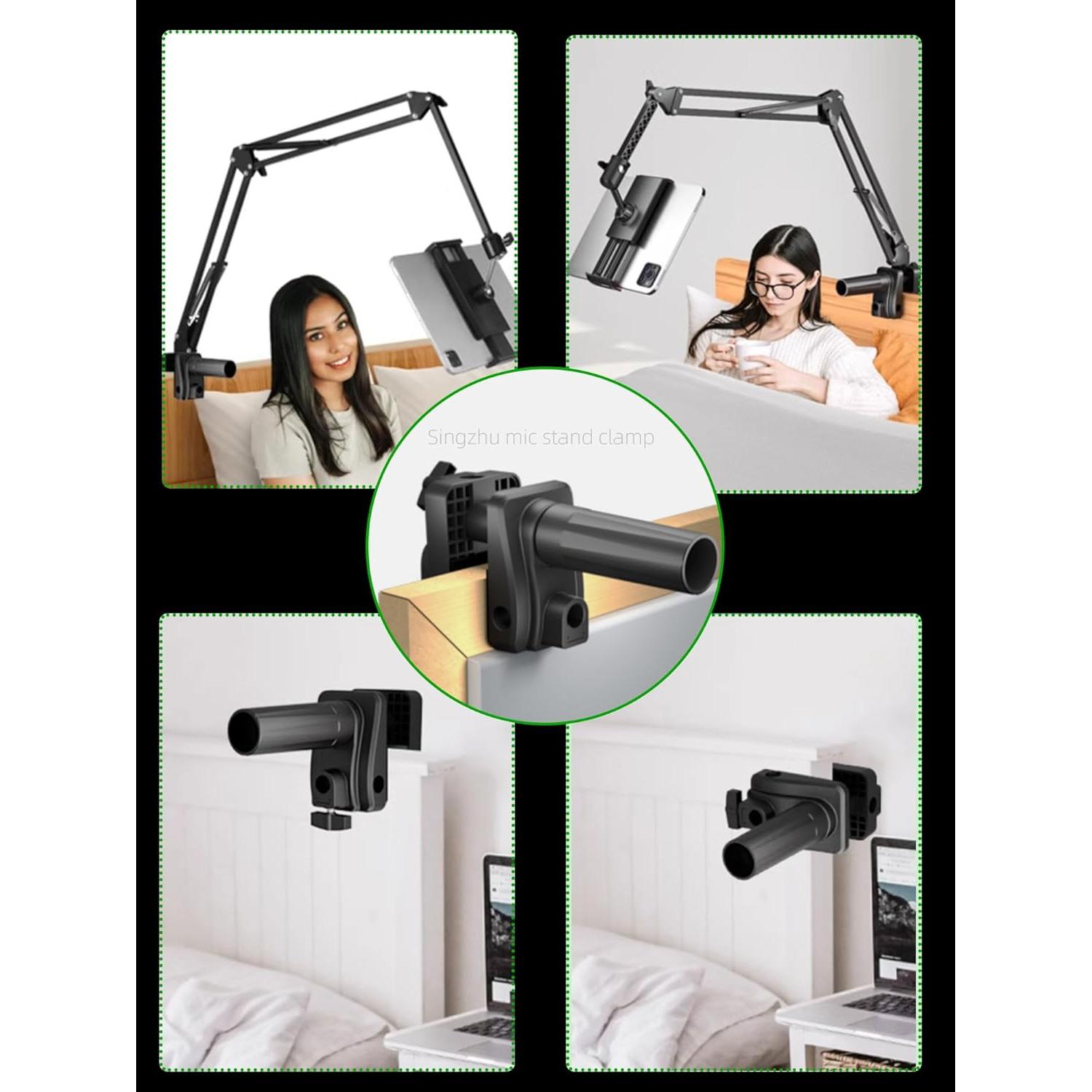 Soporte de Abrazadera de Escritorio Singzhu para Micrófono Negro