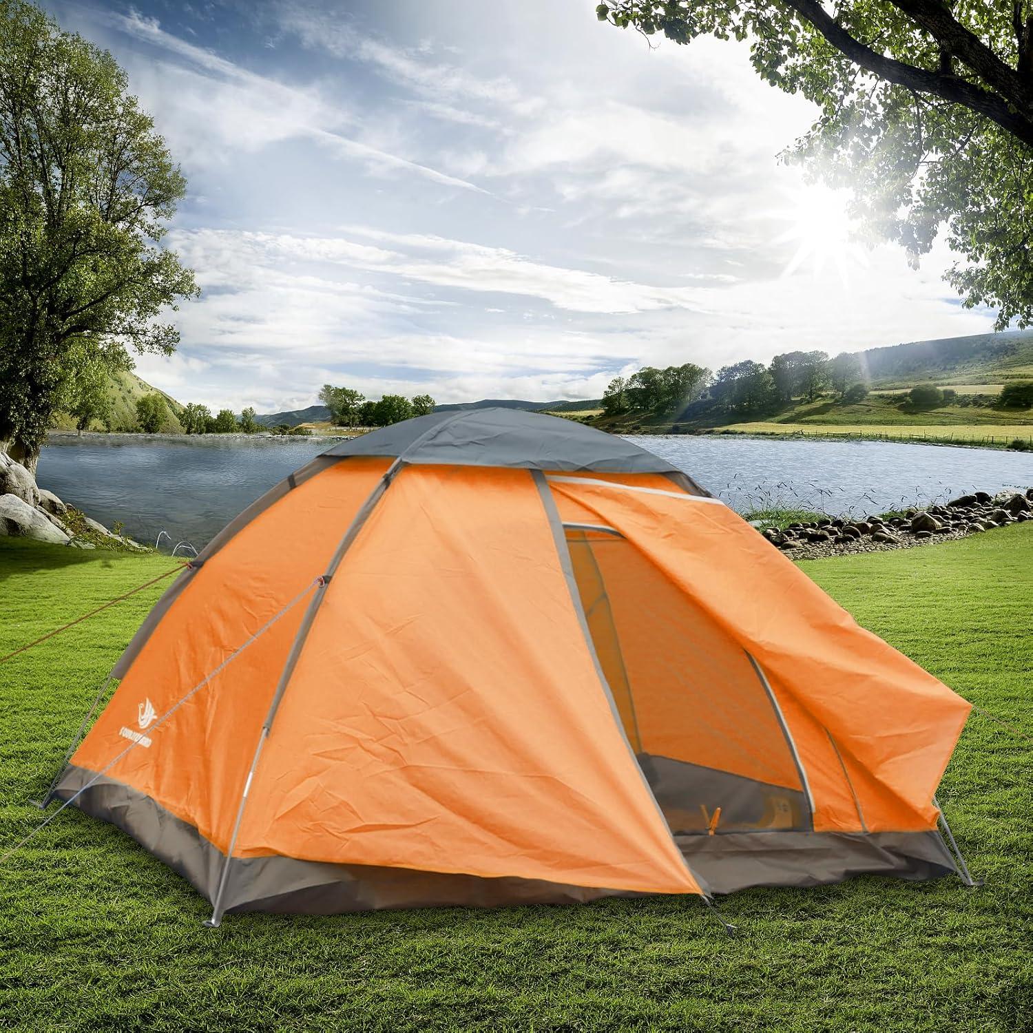 Tienda de mochilero Arctic Lemmings 3 personas impermeable 2.13m