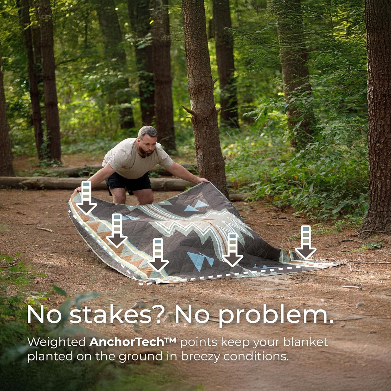 Manta con peso CORE Mosaico del Desierto 238x198 cm impermeable