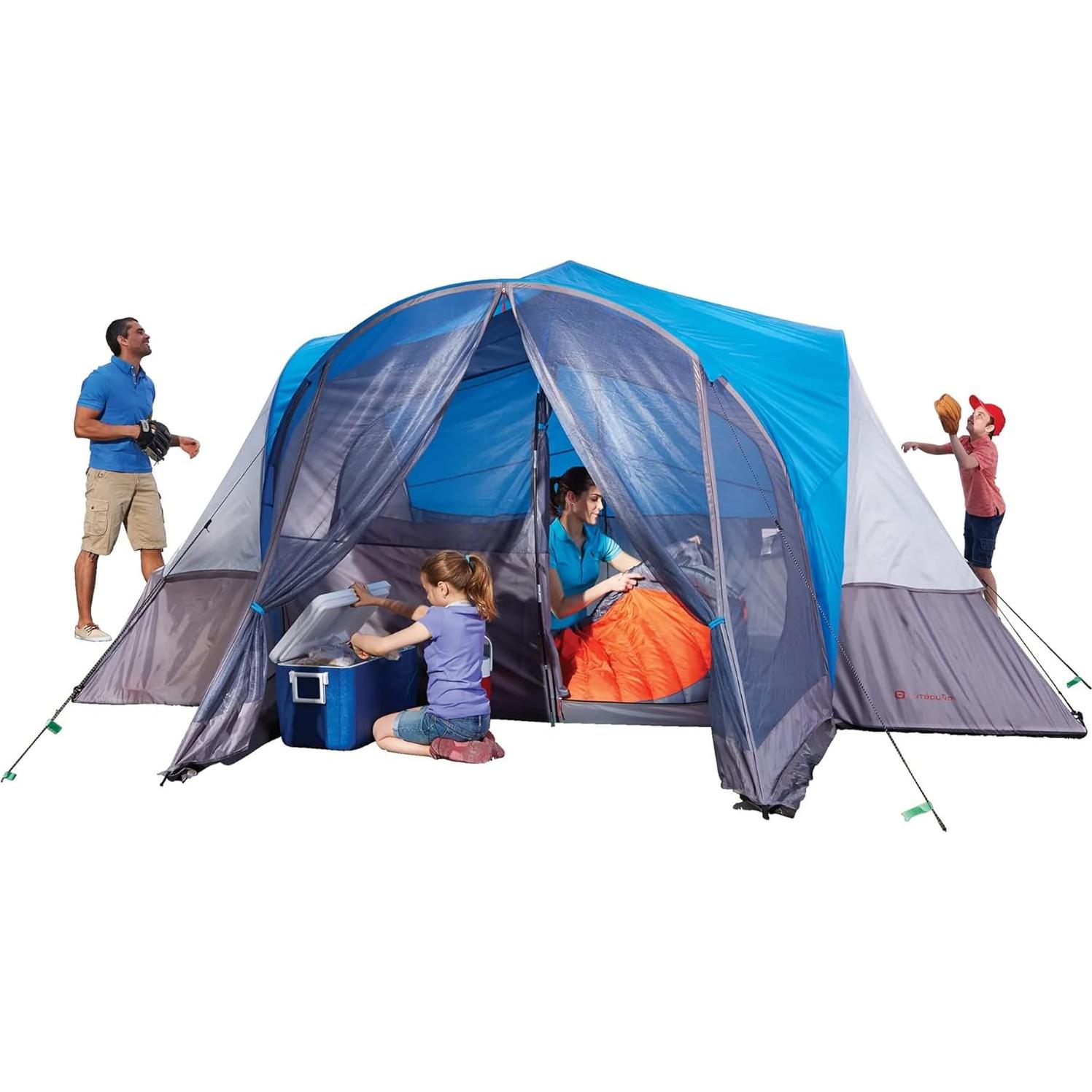 Carpa Domo para Camping OUTBOUND 8 Personas Impermeable