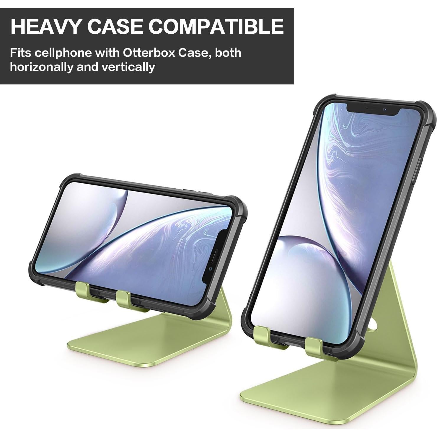 Soporte Ajustable para Teléfono OMOTON C2 Aluminio Verde