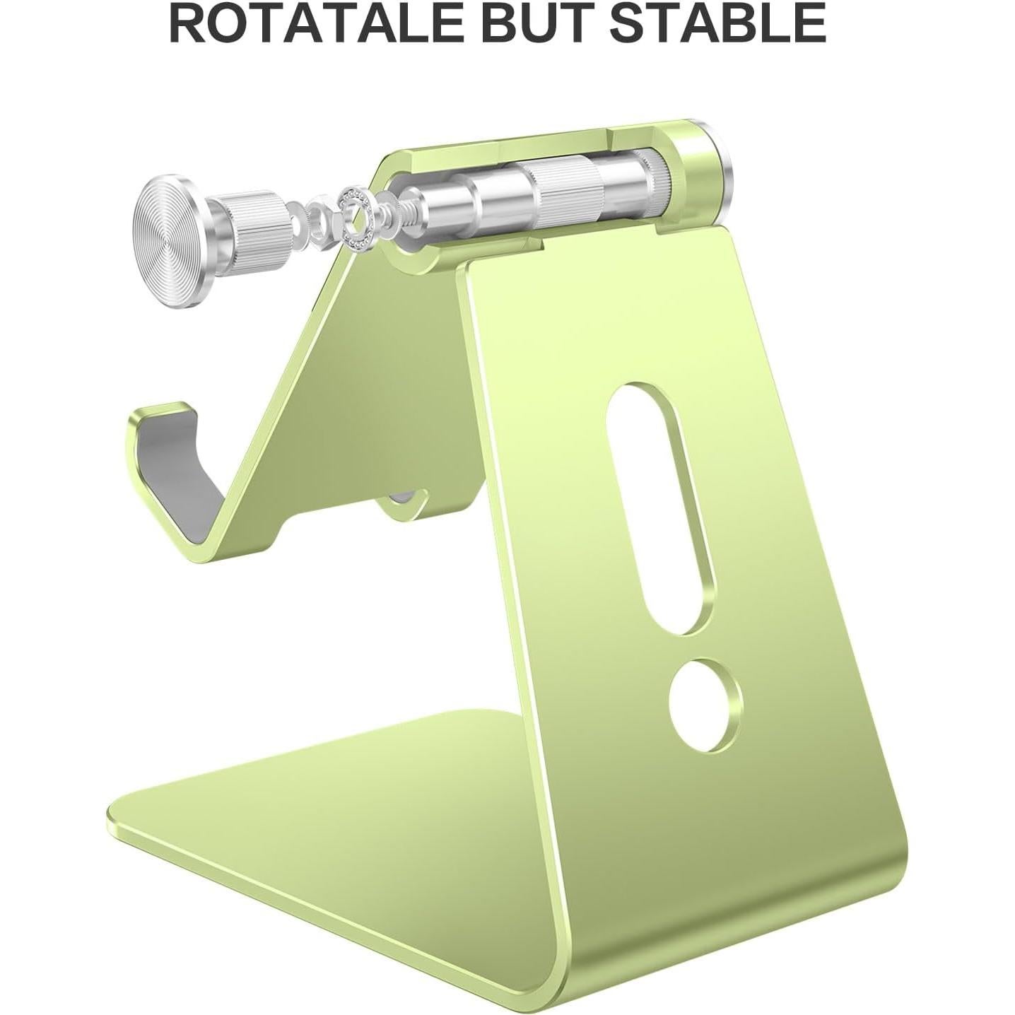 Soporte Ajustable para Teléfono OMOTON C2 Aluminio Verde