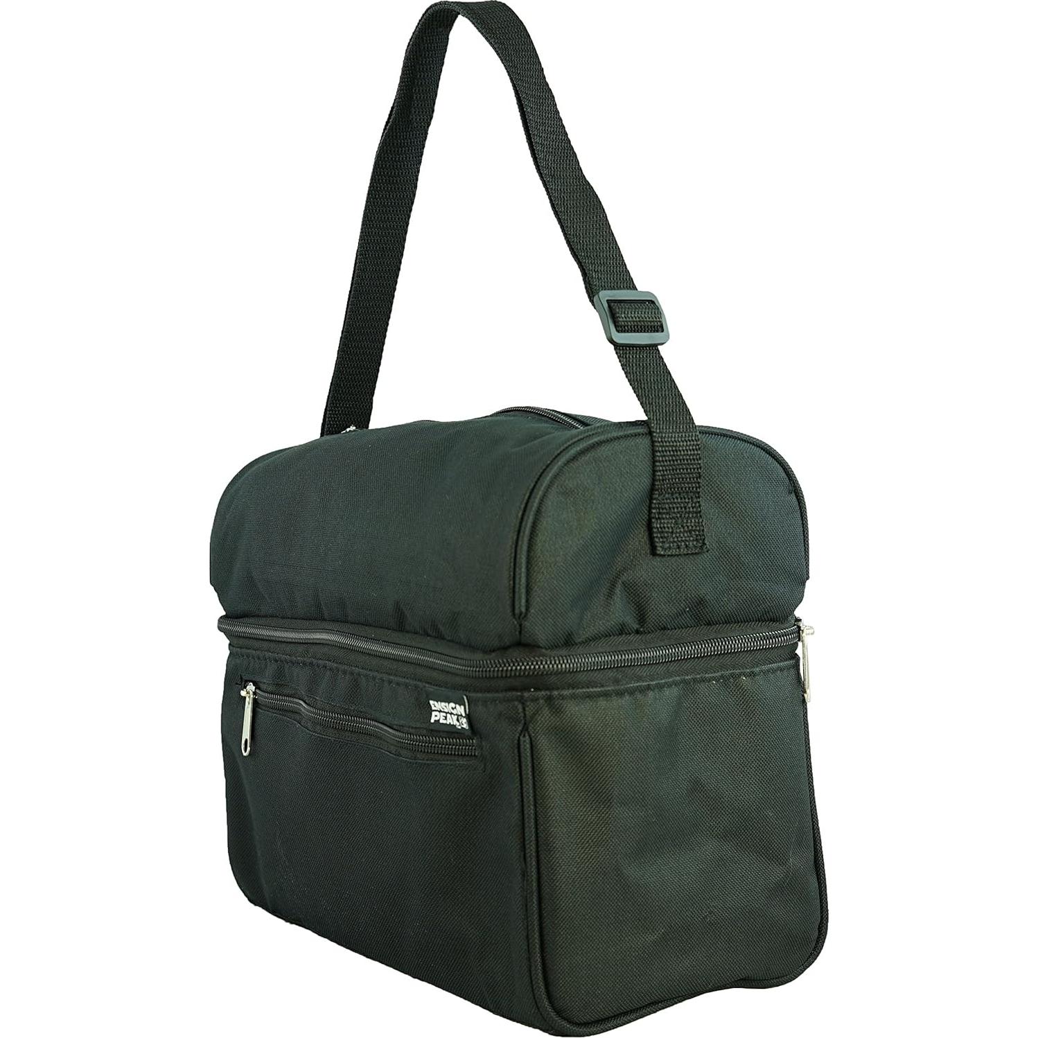 Bolsa Térmica Aislada Ensign Peak Negra 26.7x24.1x15.2 cm